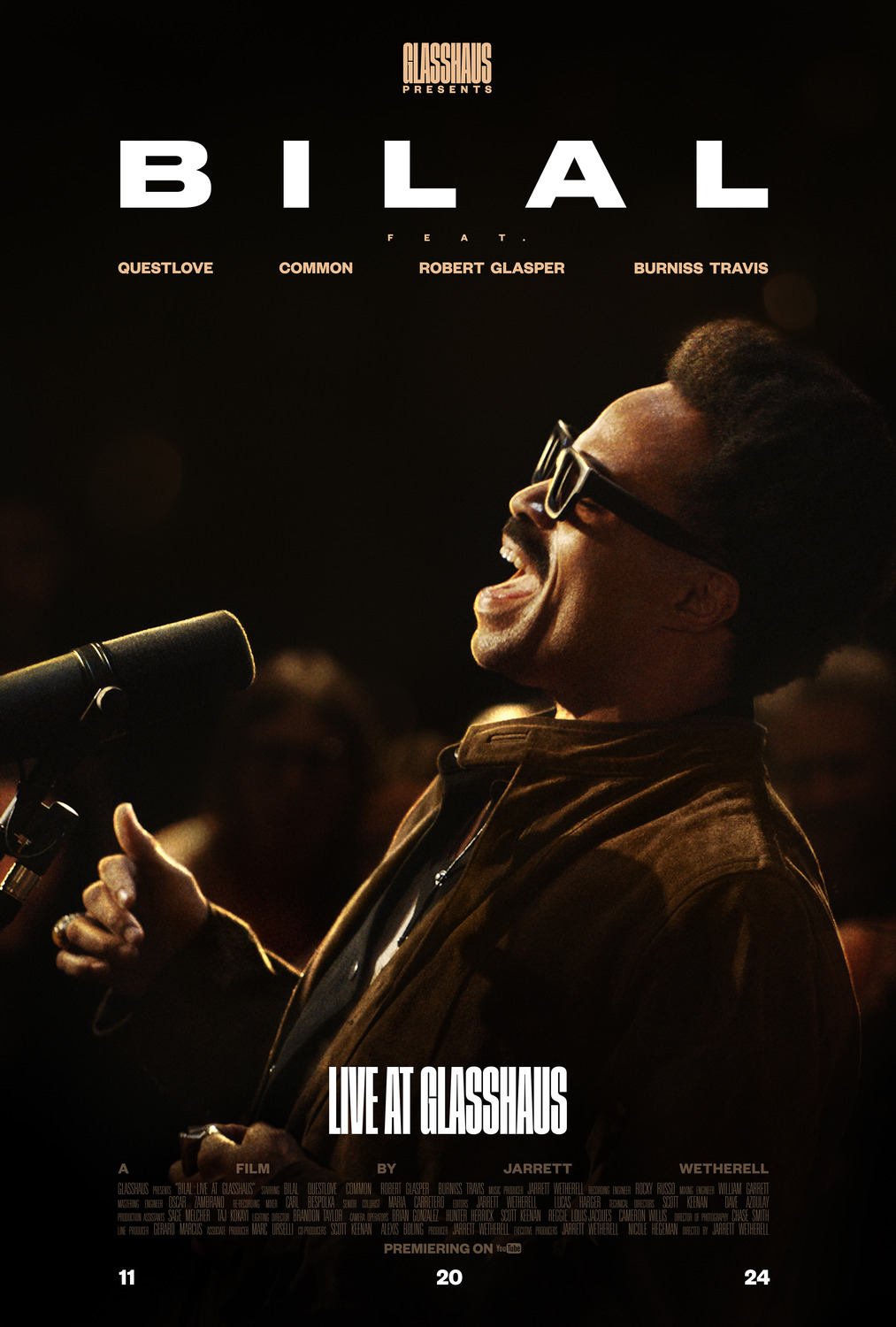 Extra Large Movie Poster Image for Bilal: Live at Glasshaus (#1 of 5)