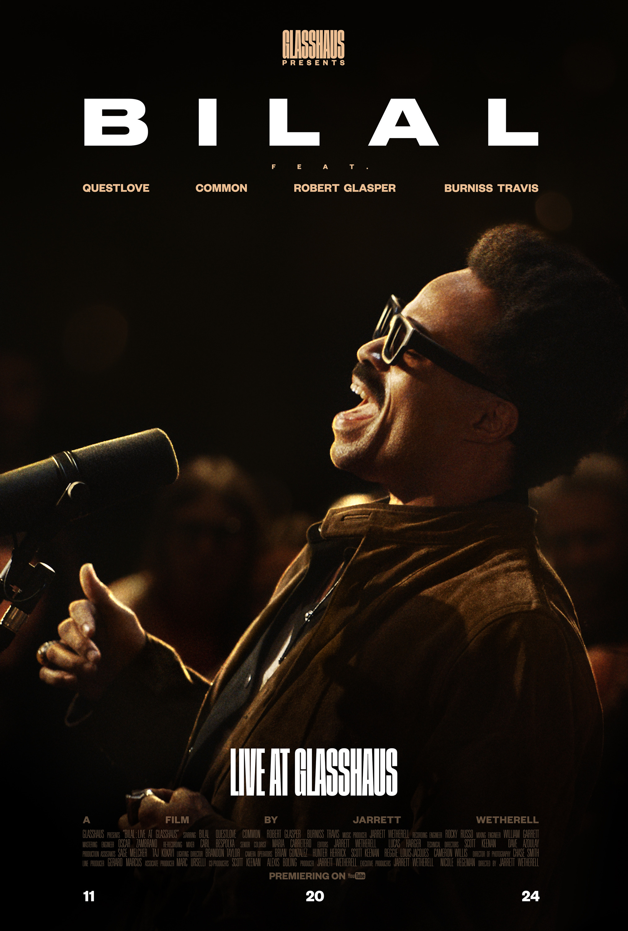 Mega Sized Movie Poster Image for Bilal: Live at Glasshaus (#1 of 5)