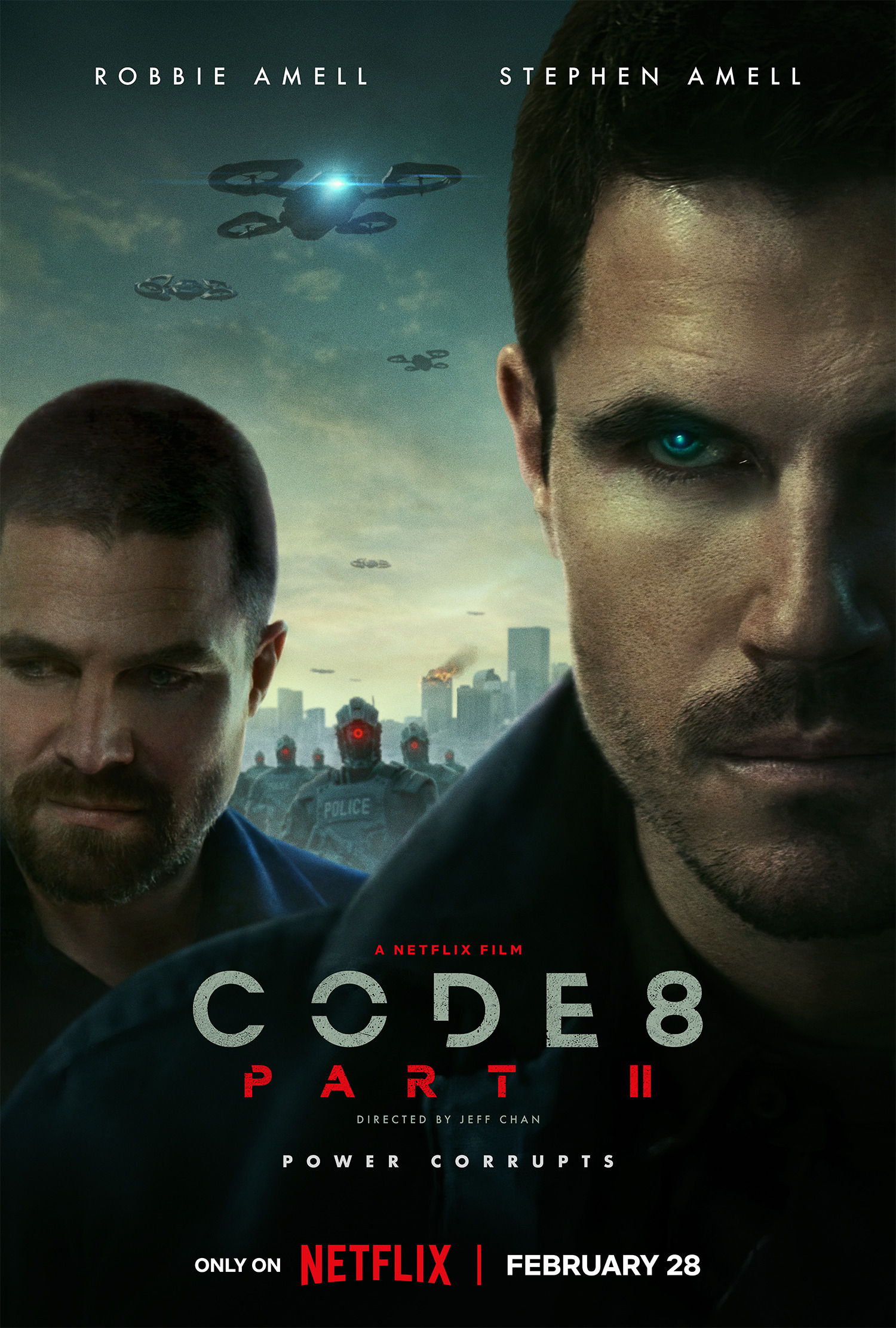 Mega Sized Movie Poster Image for Code 8: Part II (#2 of 2)