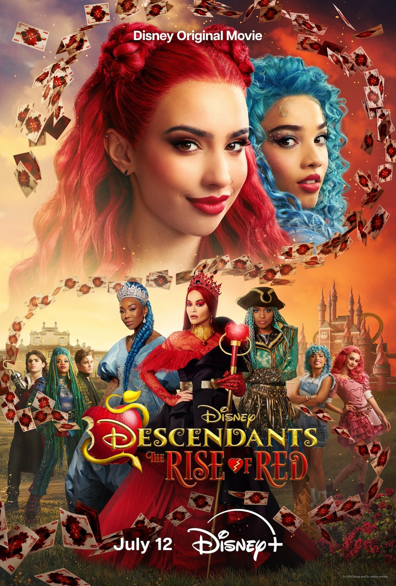 Mega Sized Movie Poster Image for Descendants: The Rise of Red (#12 of 13)