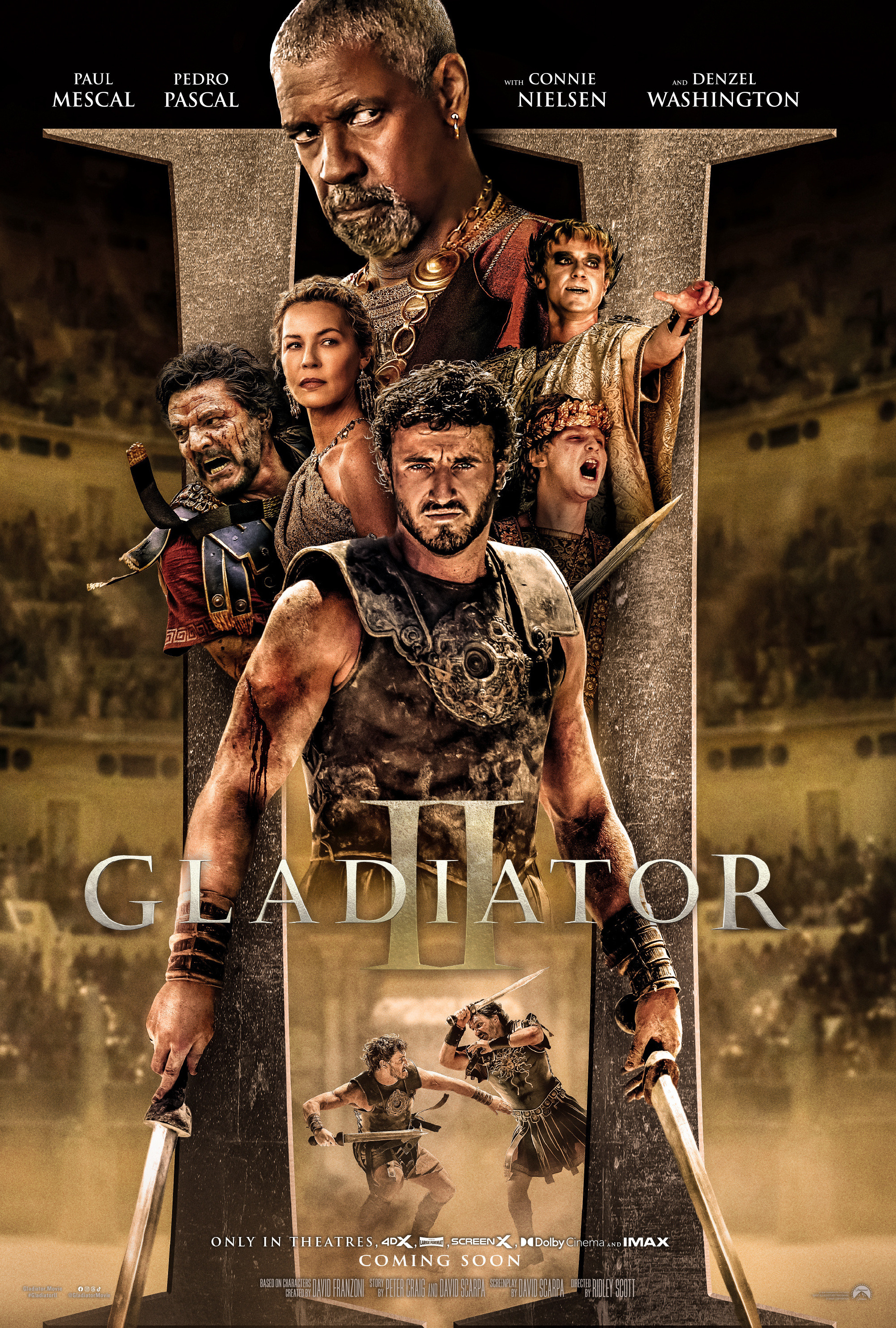 Mega Sized Movie Poster Image for Gladiator II (#10 of 22)