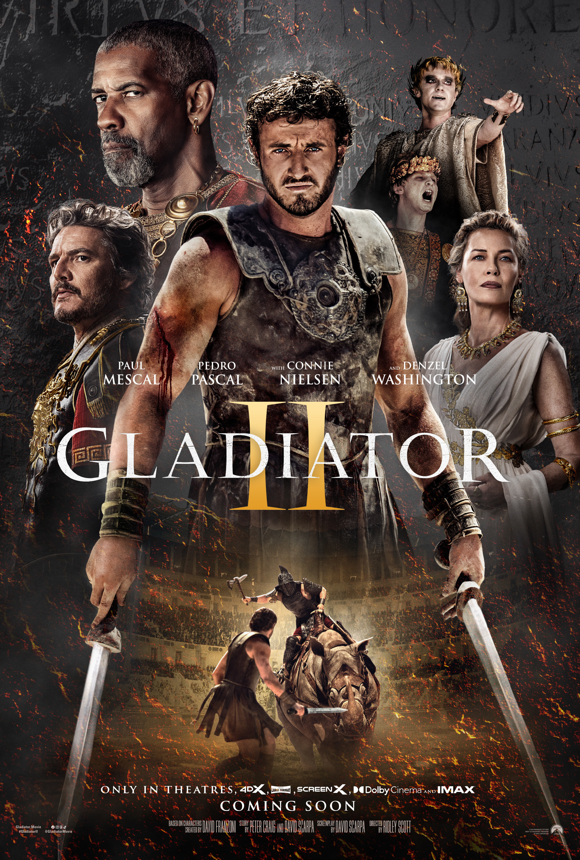 Mega Sized Movie Poster Image for Gladiator II (#11 of 22)