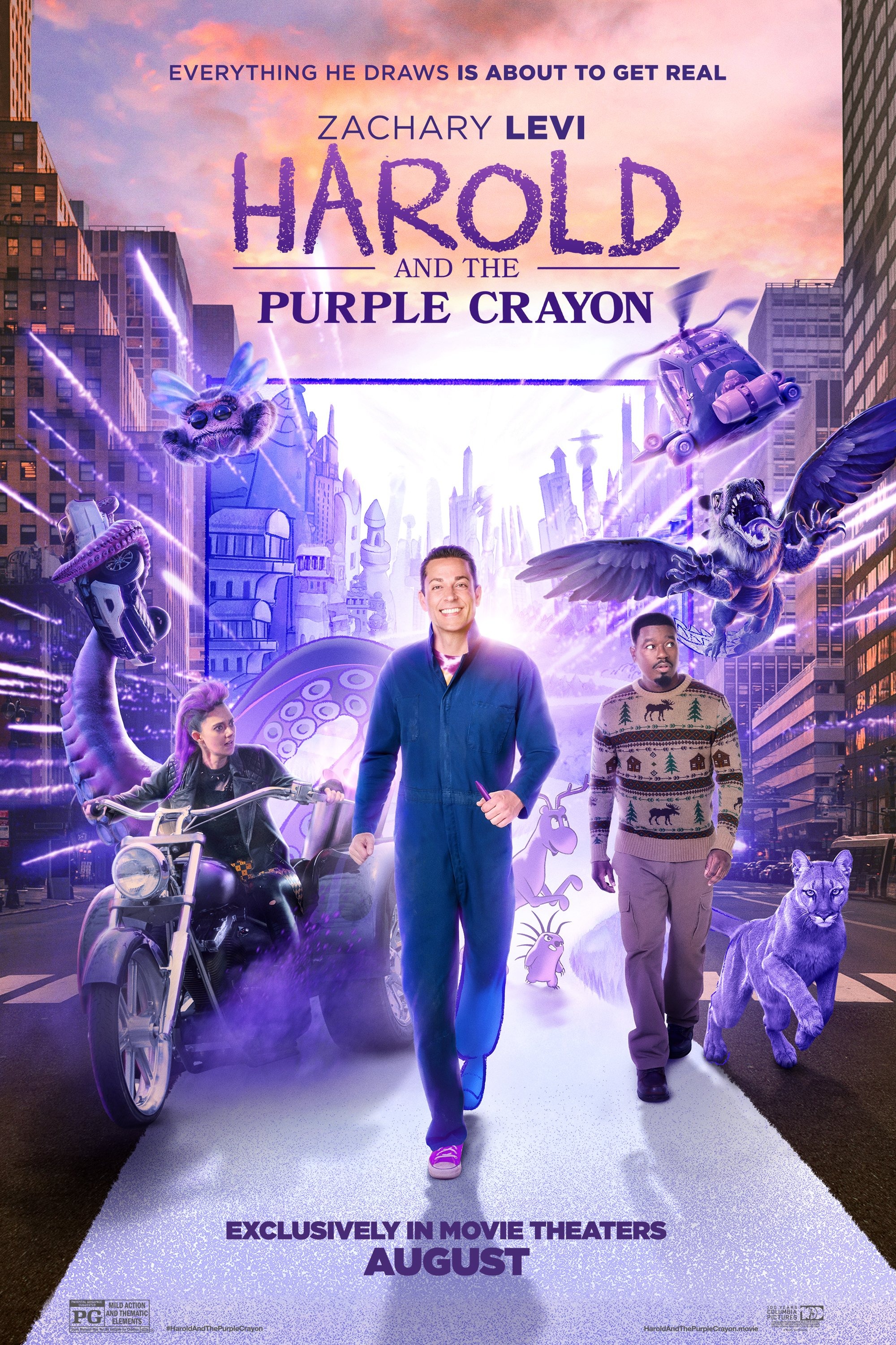 Mega Sized Movie Poster Image for Harold and the Purple Crayon (#2 of 7)