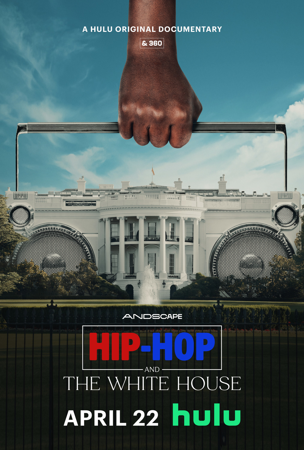 Extra Large Movie Poster Image for Hip-Hop and the White House 