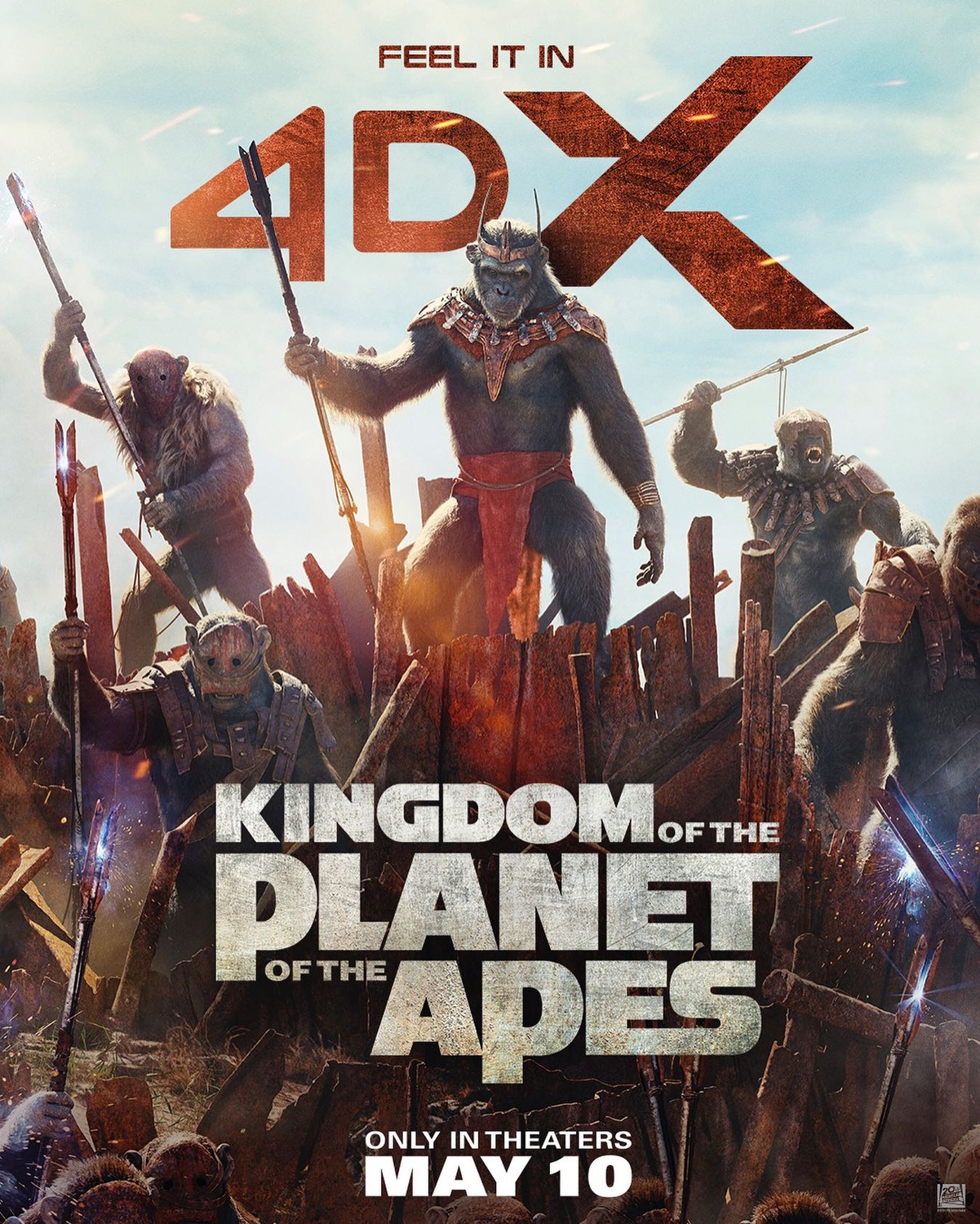 Extra Large Movie Poster Image for Kingdom of the Planet of the Apes (#8 of 22)