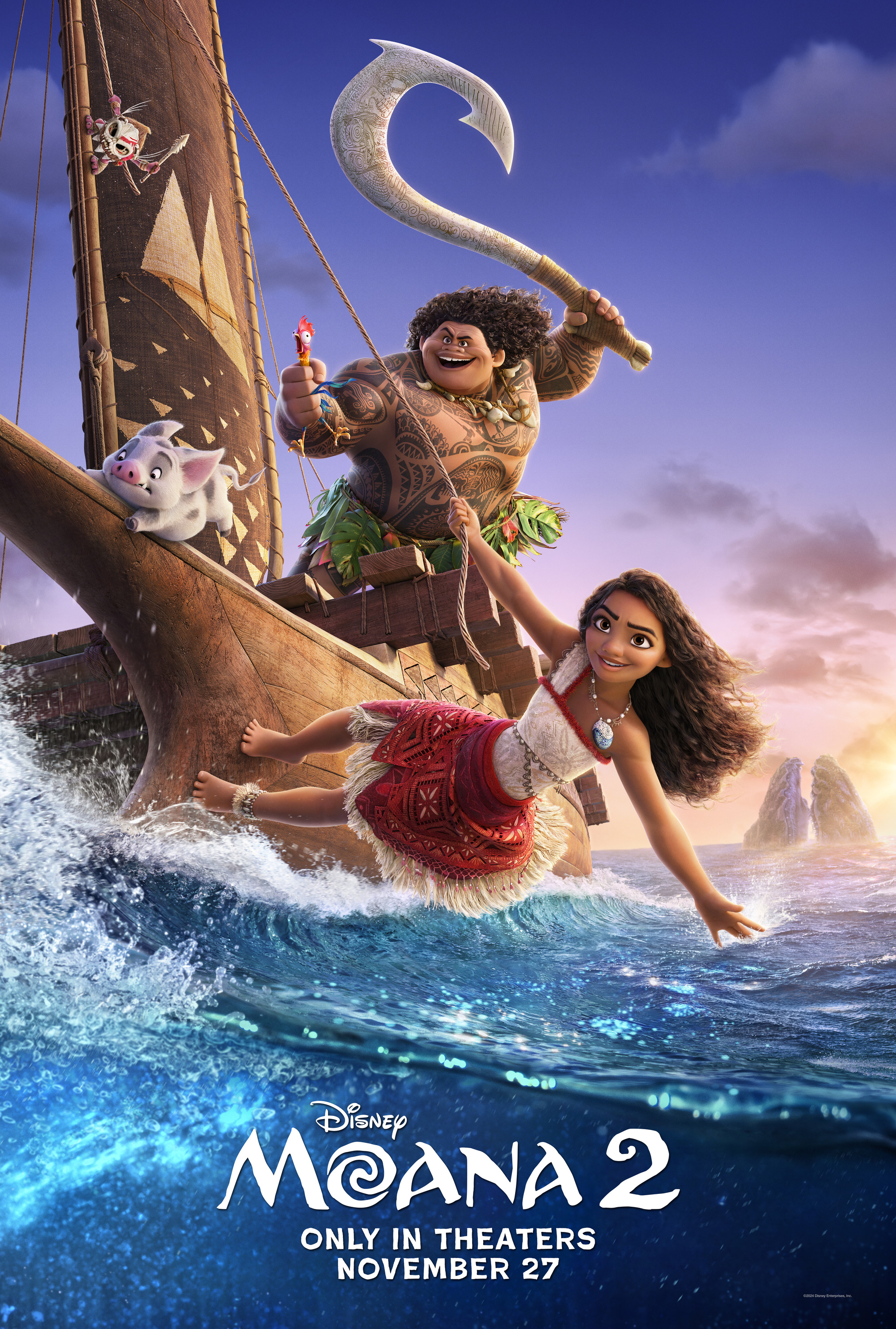 Mega Sized Movie Poster Image for Moana 2 (#4 of 4)