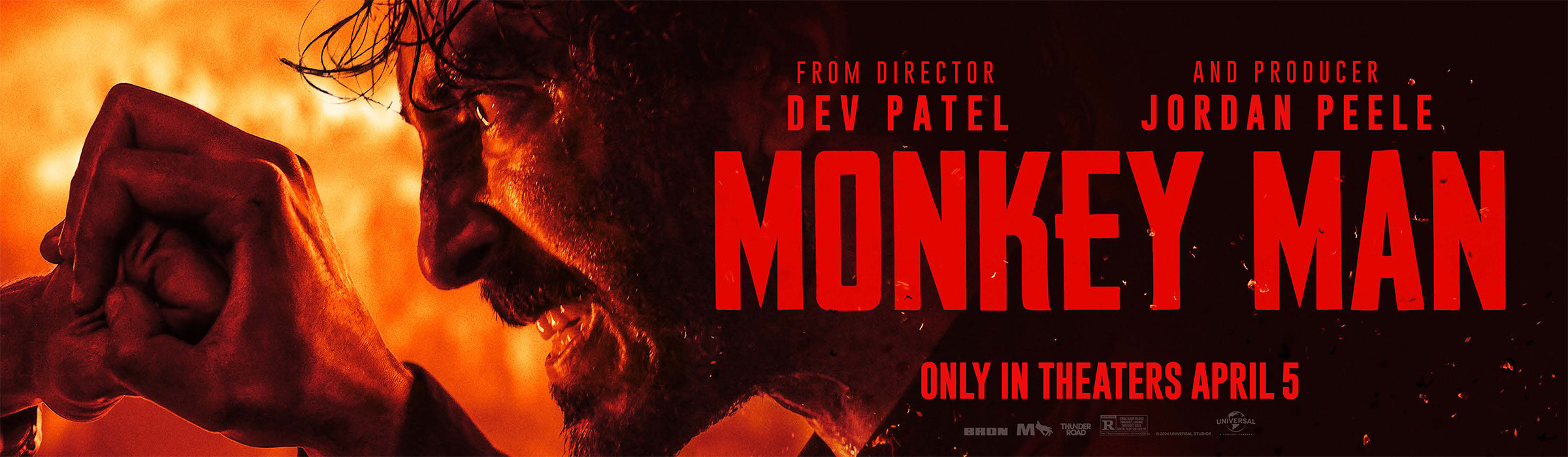 Mega Sized Movie Poster Image for Monkey Man (#3 of 5)
