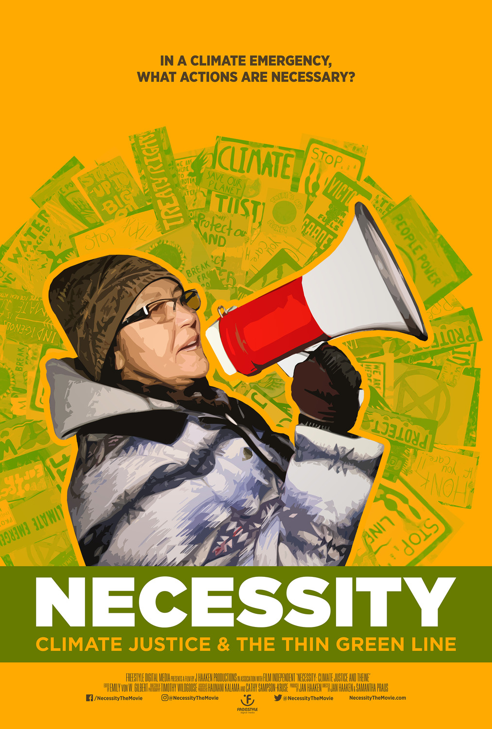 Extra Large Movie Poster Image for Necessity: Climate Justice & The Thin Green Line 