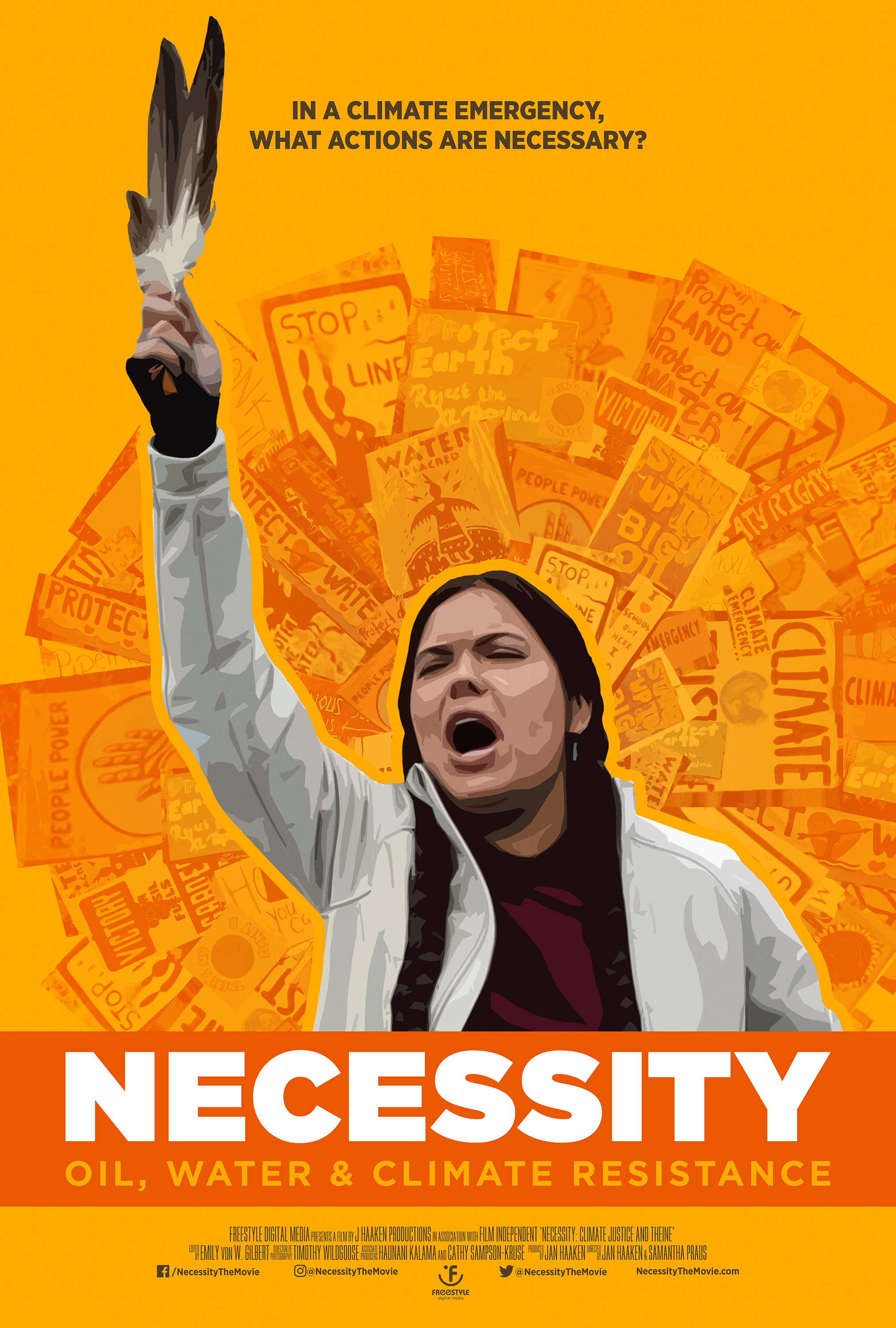 Mega Sized Movie Poster Image for Necessity: Oil, Water & Climate Resistance 