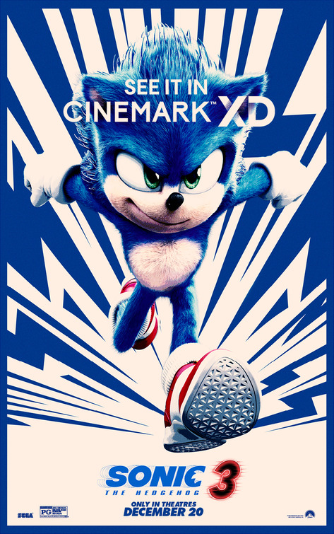 Sonic the Hedgehog 3 Movie Poster