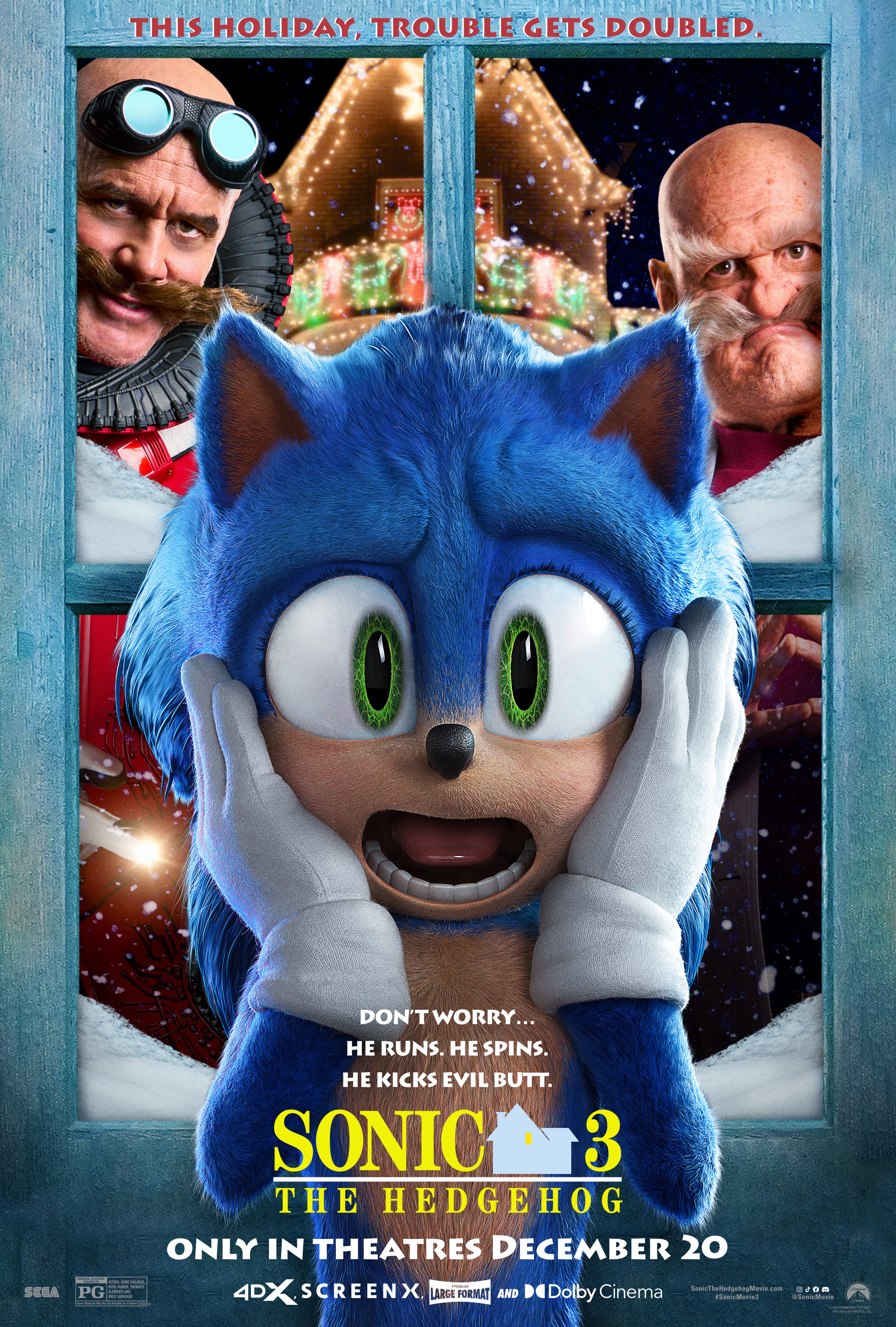 Mega Sized Movie Poster Image for Sonic the Hedgehog 3 (#35 of 43)