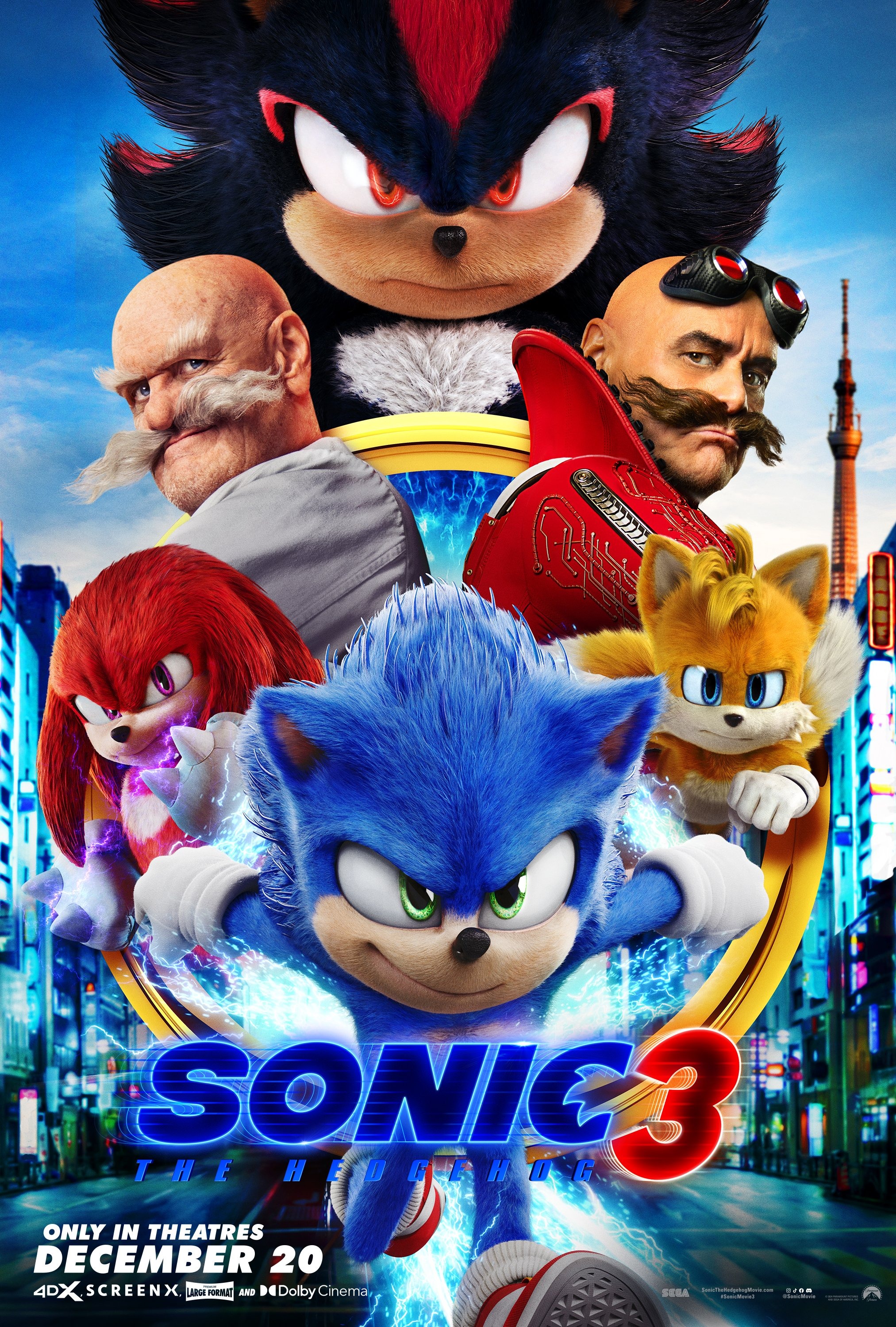 Mega Sized Movie Poster Image for Sonic the Hedgehog 3 (#6 of 23)