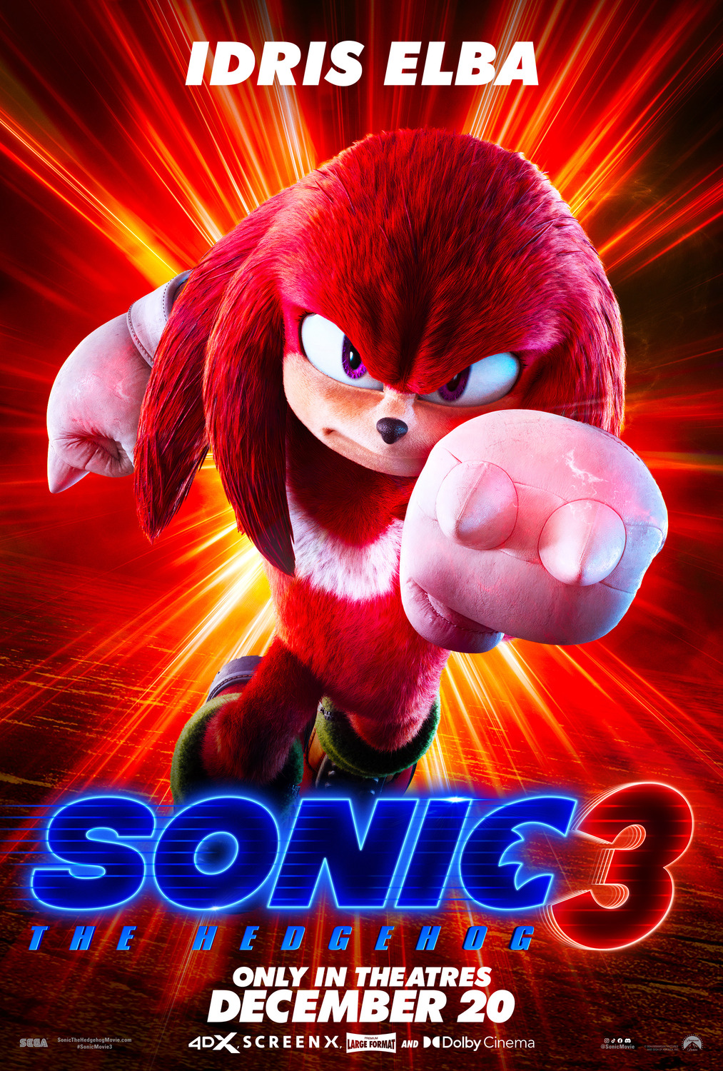 Extra Large Movie Poster Image for Sonic the Hedgehog 3 (#9 of 23)