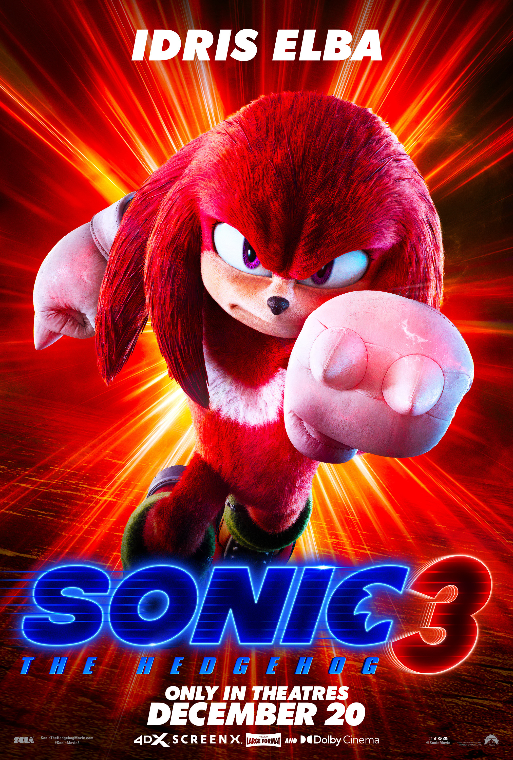 Mega Sized Movie Poster Image for Sonic the Hedgehog 3 (#9 of 23)