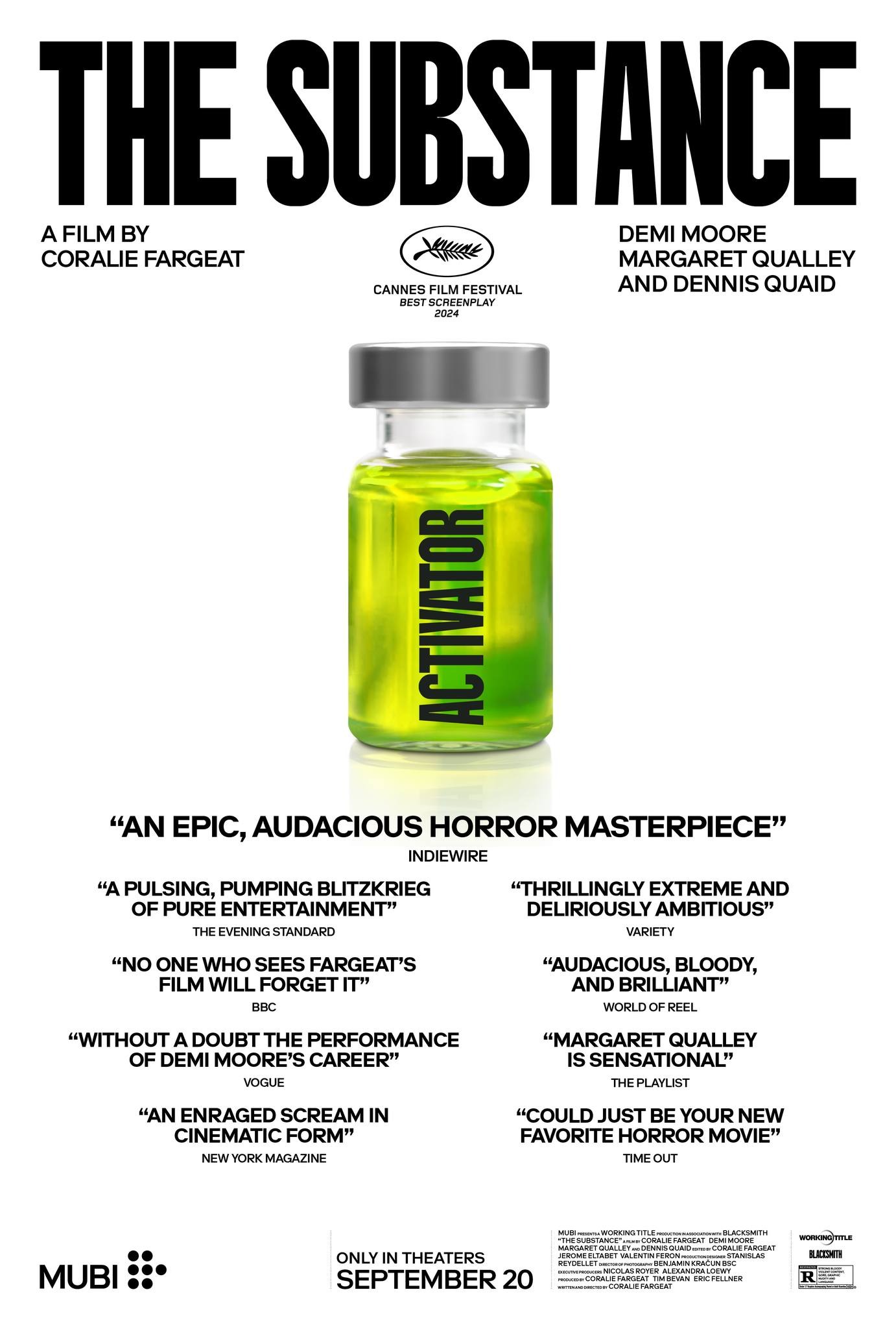 Mega Sized Movie Poster Image for The Substance (#1 of 6)