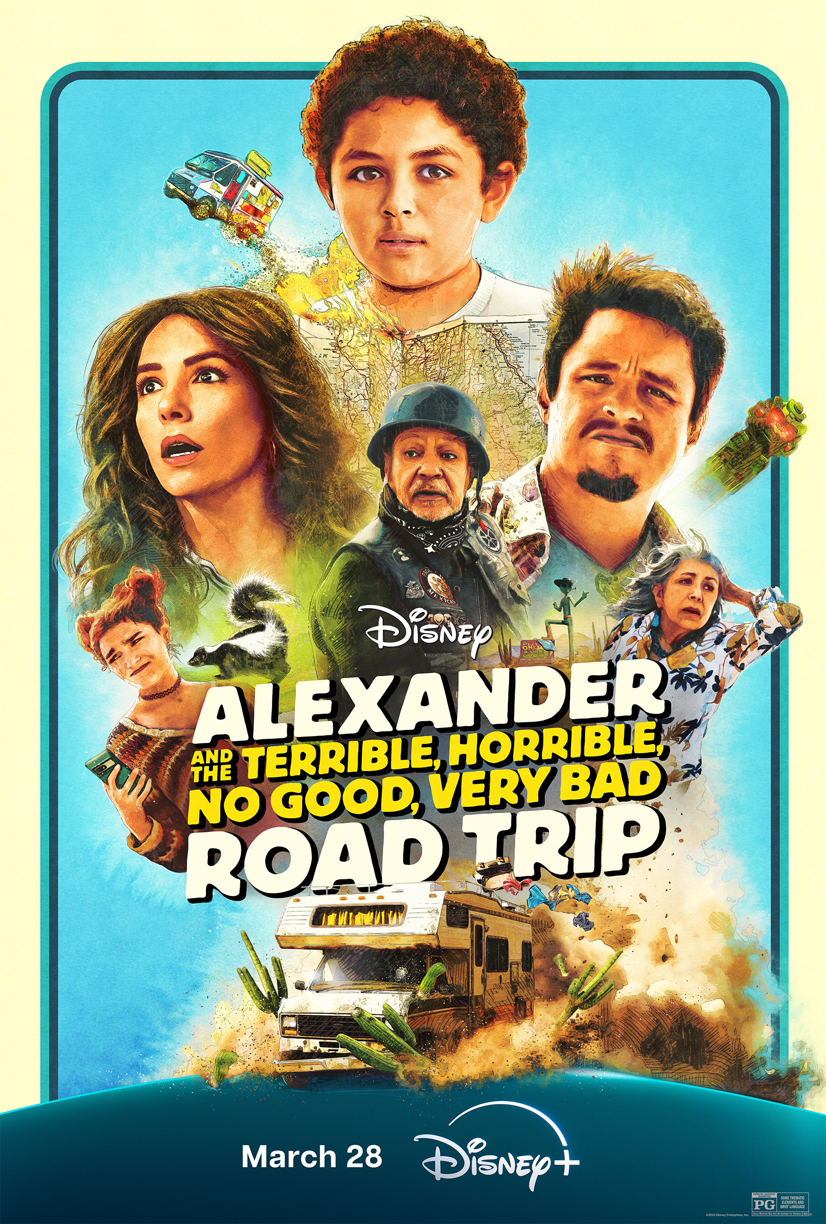 Mega Sized Movie Poster Image for Alexander and the Terrible, Horrible, No Good, Very Bad Road Trip 
