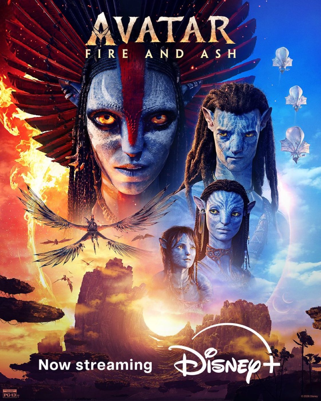 Extra Large Movie Poster Image for Avatar: Fire and Ash (#22 of 22)