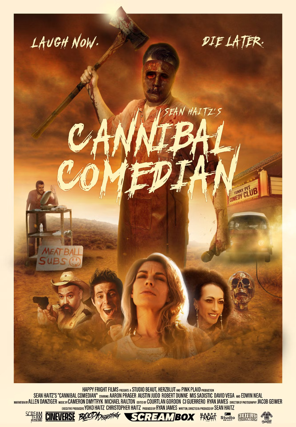 Extra Large Movie Poster Image for Cannibal Comedian (#2 of 2)