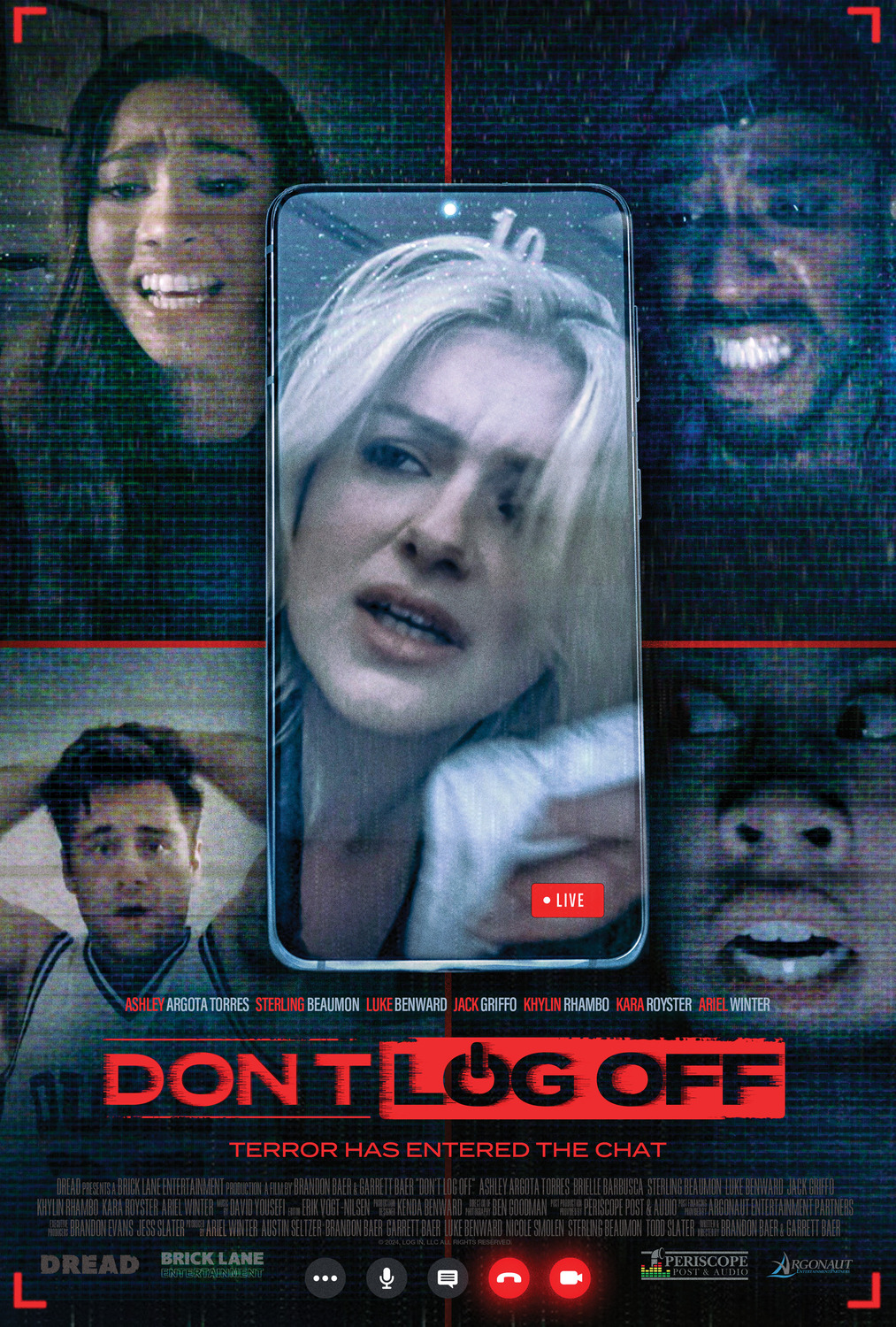 Extra Large Movie Poster Image for Don't Log Off 