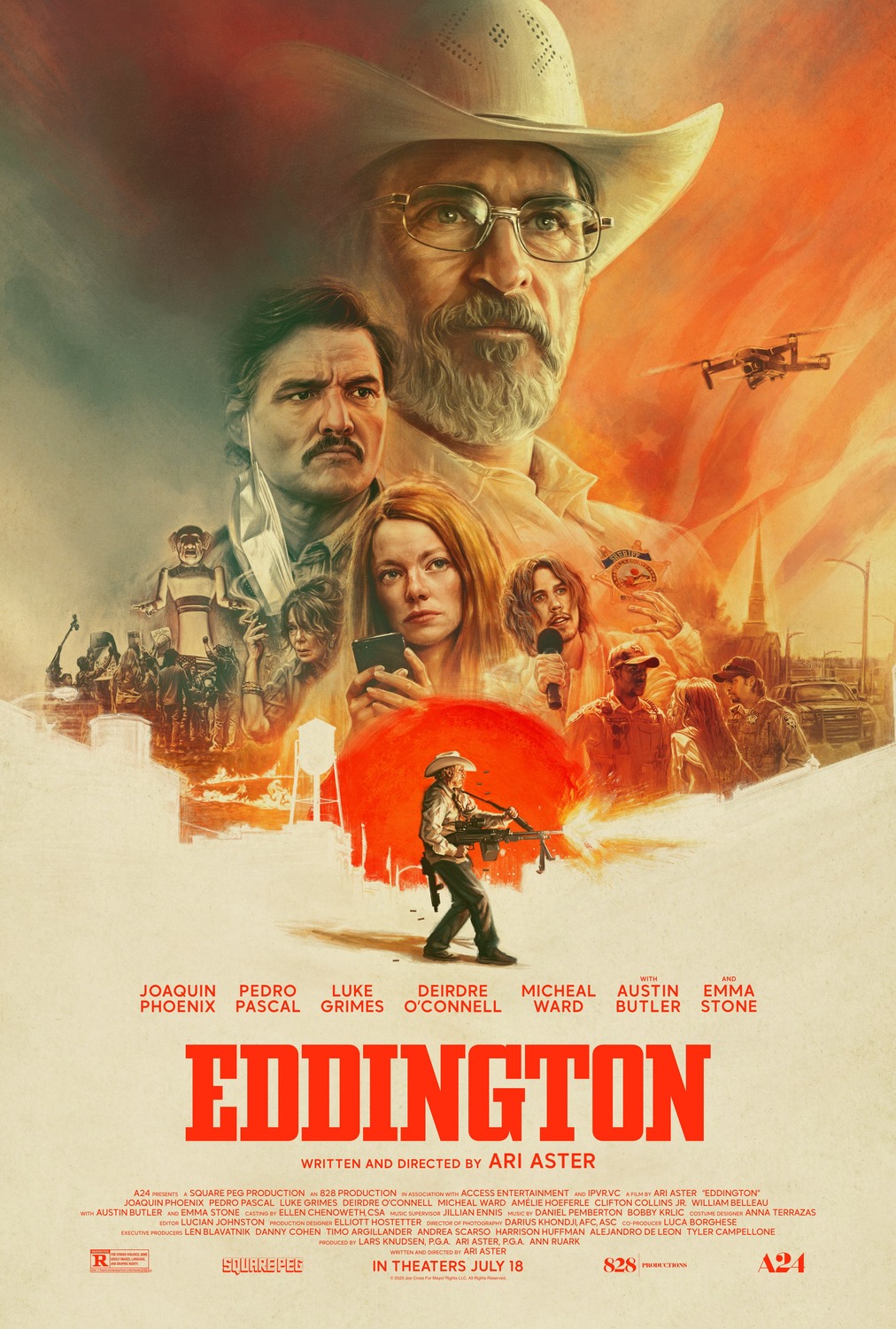 Extra Large Movie Poster Image for Eddington (#2 of 8)