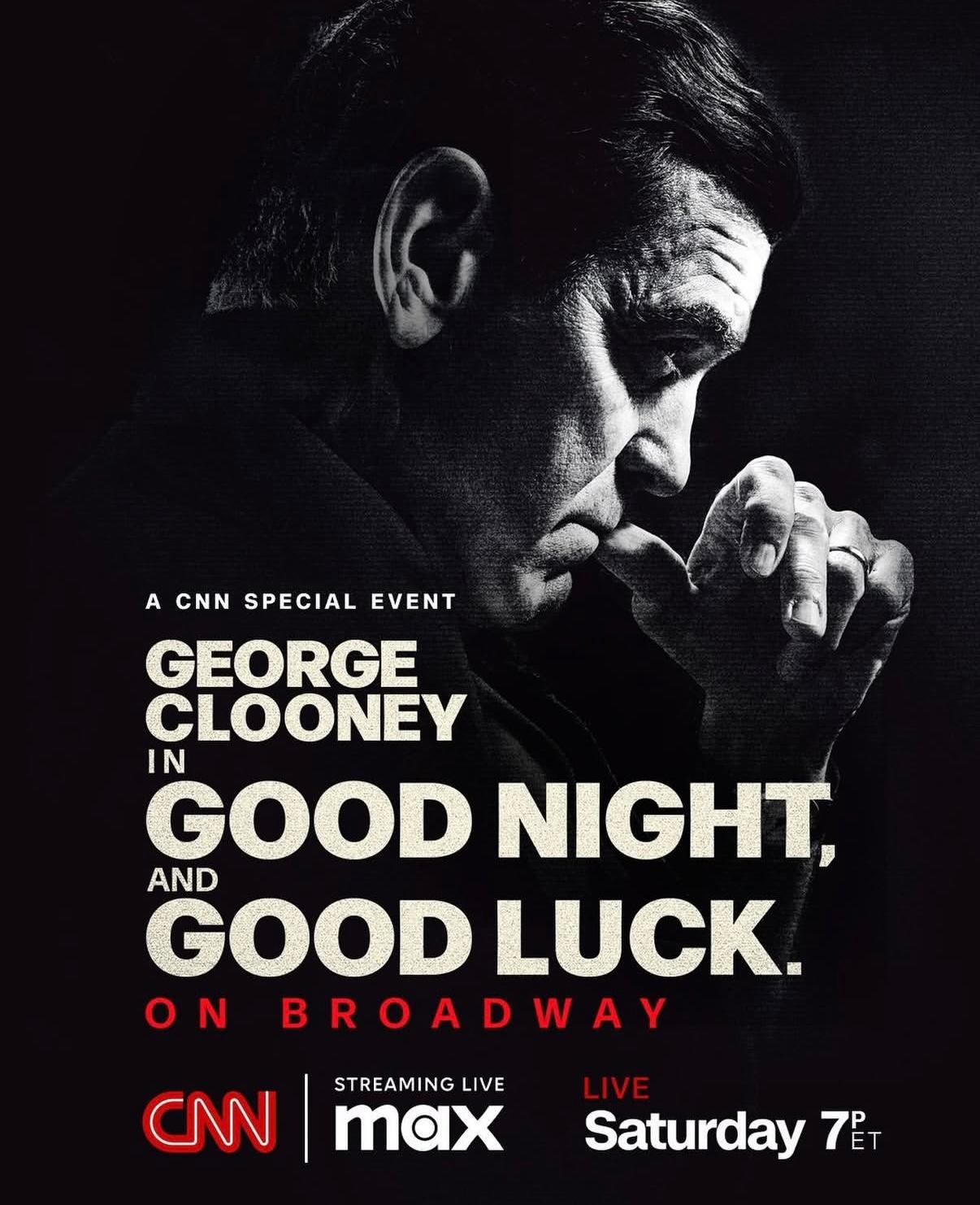 Extra Large Movie Poster Image for Good Night, and Good Luck. On Broadway (#2 of 2)