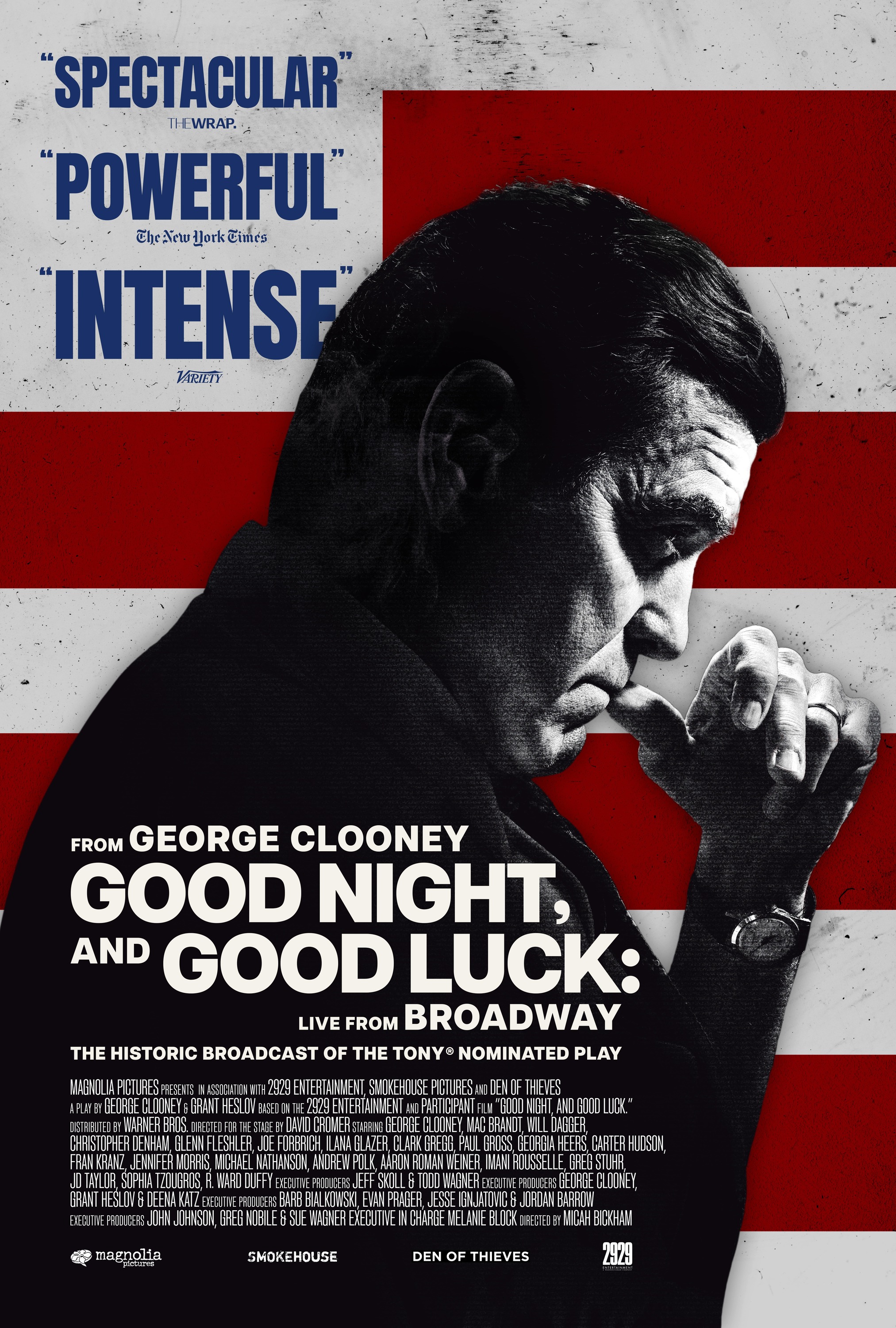 Mega Sized Movie Poster Image for Good Night, and Good Luck. On Broadway (#1 of 2)