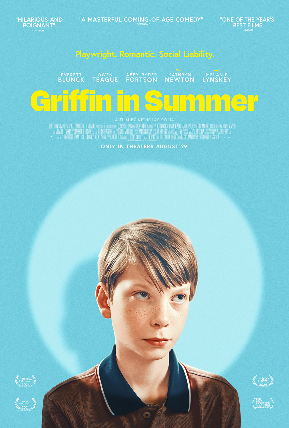 Extra Large Movie Poster Image for Griffin in Summer (#2 of 2)