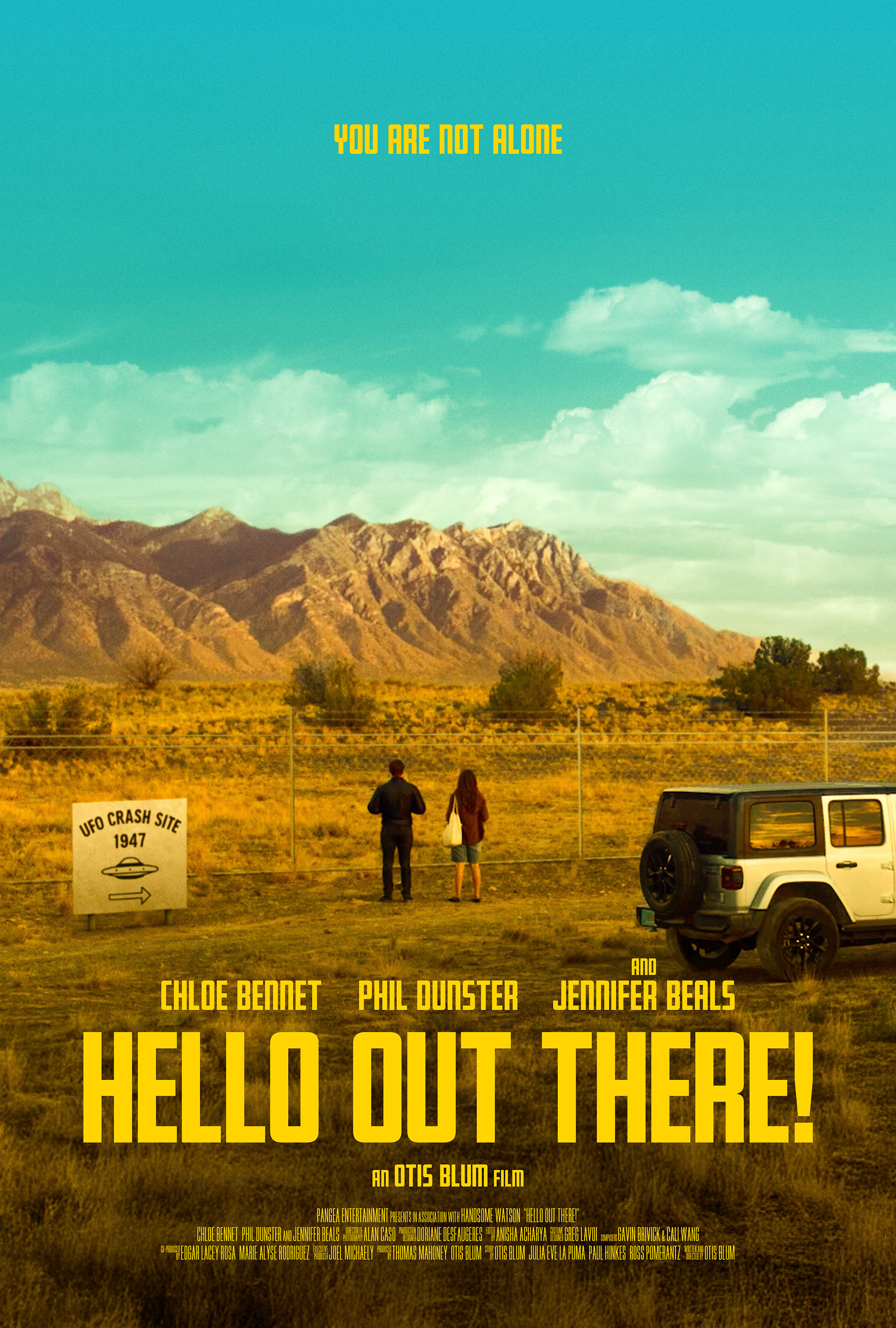 Mega Sized Movie Poster Image for Hello Out There 