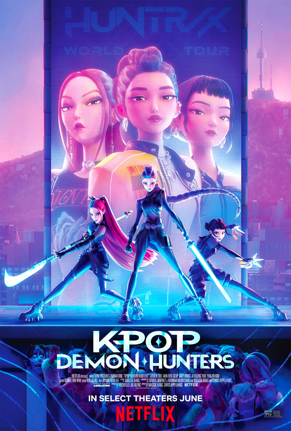 Extra Large Movie Poster Image for KPop Demon Hunters 