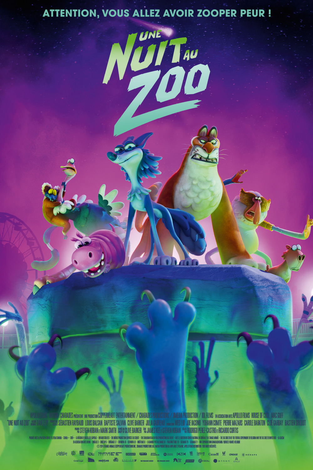 Extra Large Movie Poster Image for Night of the Zoopocalypse (#2 of 2)