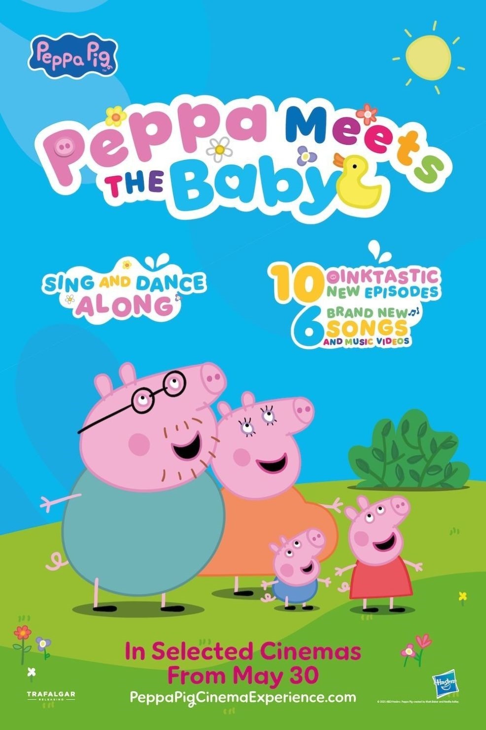 Extra Large Movie Poster Image for Peppa Meets the Baby Cinema Experience 