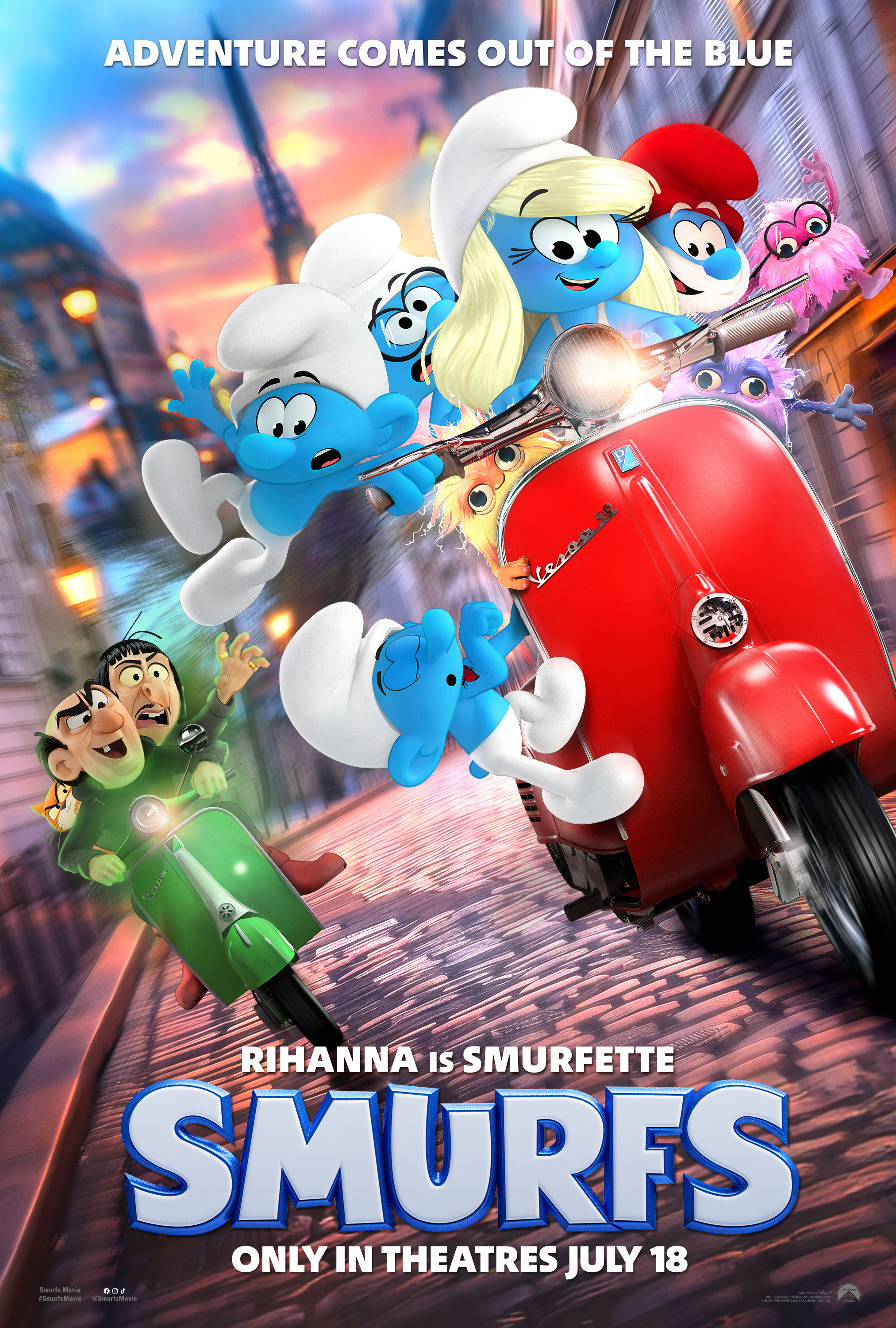 Mega Sized Movie Poster Image for Smurfs (#4 of 34)