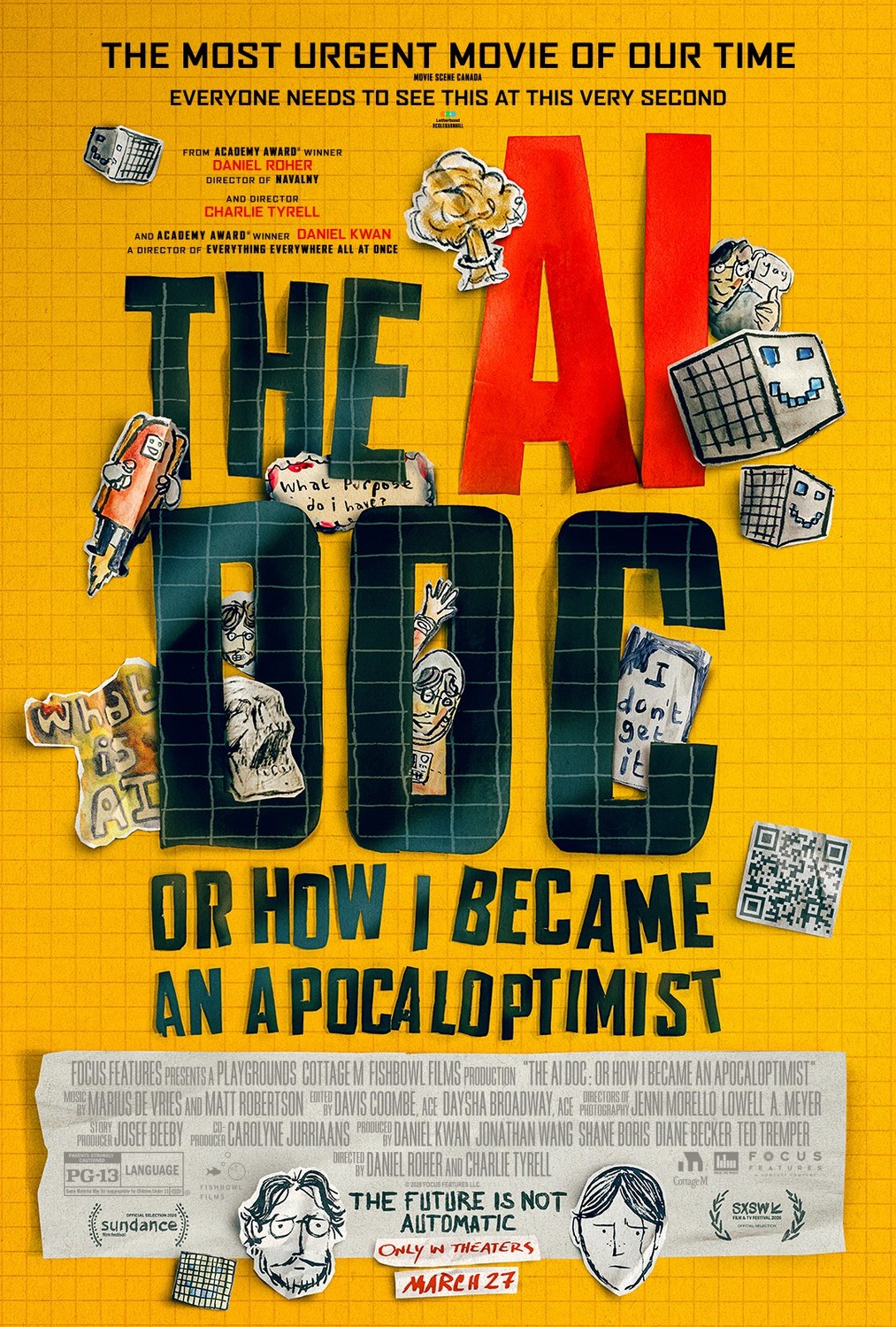 Extra Large Movie Poster Image for The AI Doc: Or How I Became an Apocaloptimist 