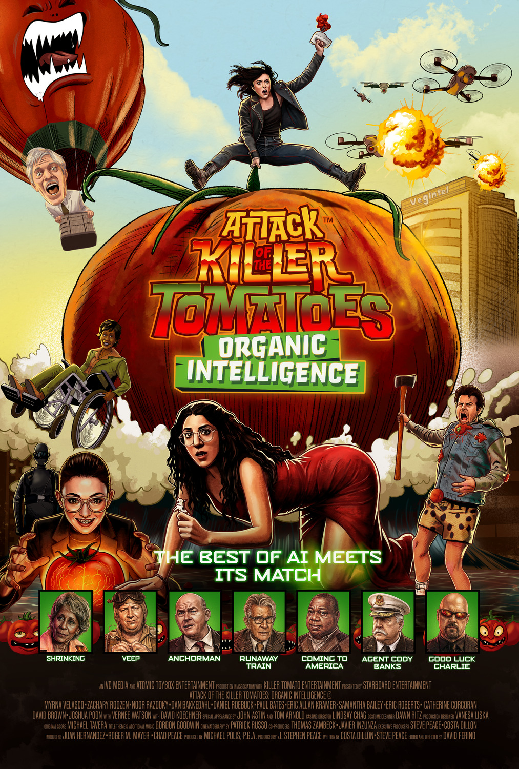 Extra Large Movie Poster Image for Attack of the Killer Tomatoes: Organic Intelligence 