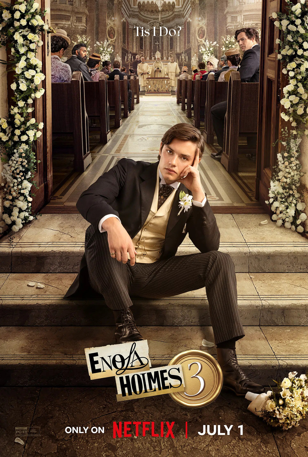Extra Large Movie Poster Image for Enola Holmes 3 (#2 of 2)