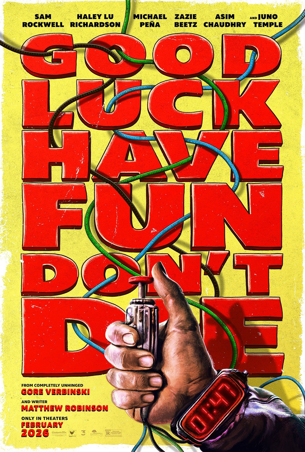 Extra Large Movie Poster Image for Good Luck, Have Fun, Don't Die (#2 of 4)