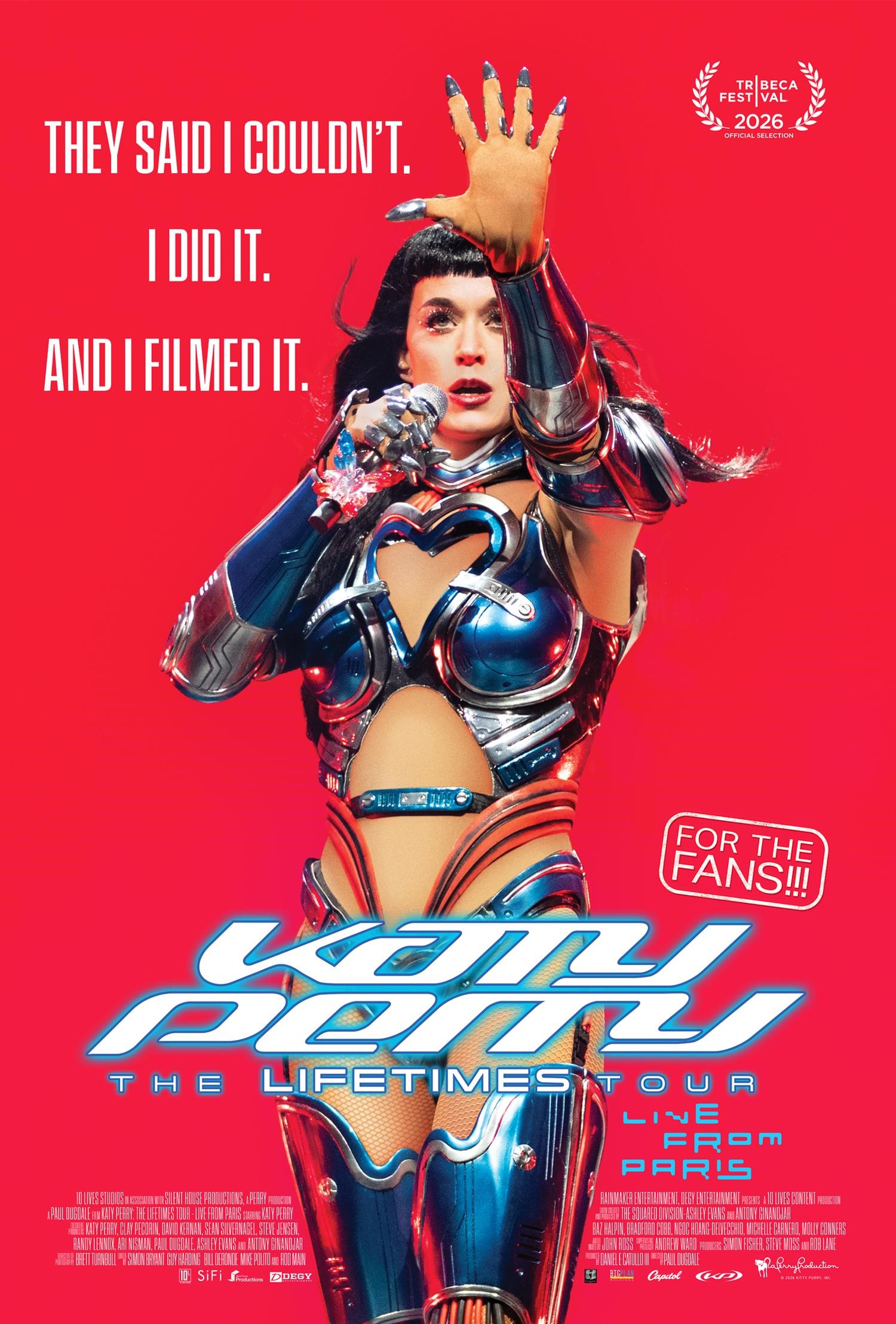 Mega Sized Movie Poster Image for Katy Perry: The Lifetimes Tour - Live from Paris 