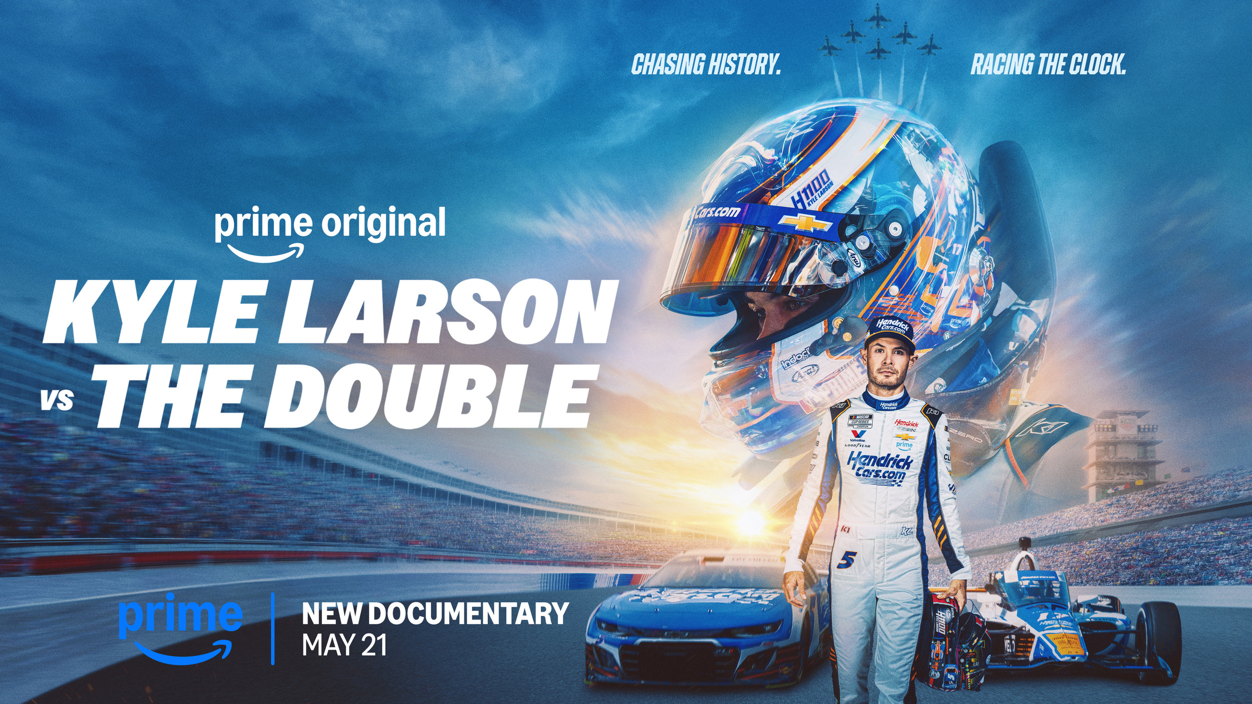 Mega Sized Movie Poster Image for Kyle Larson vs. The Double (#2 of 2)