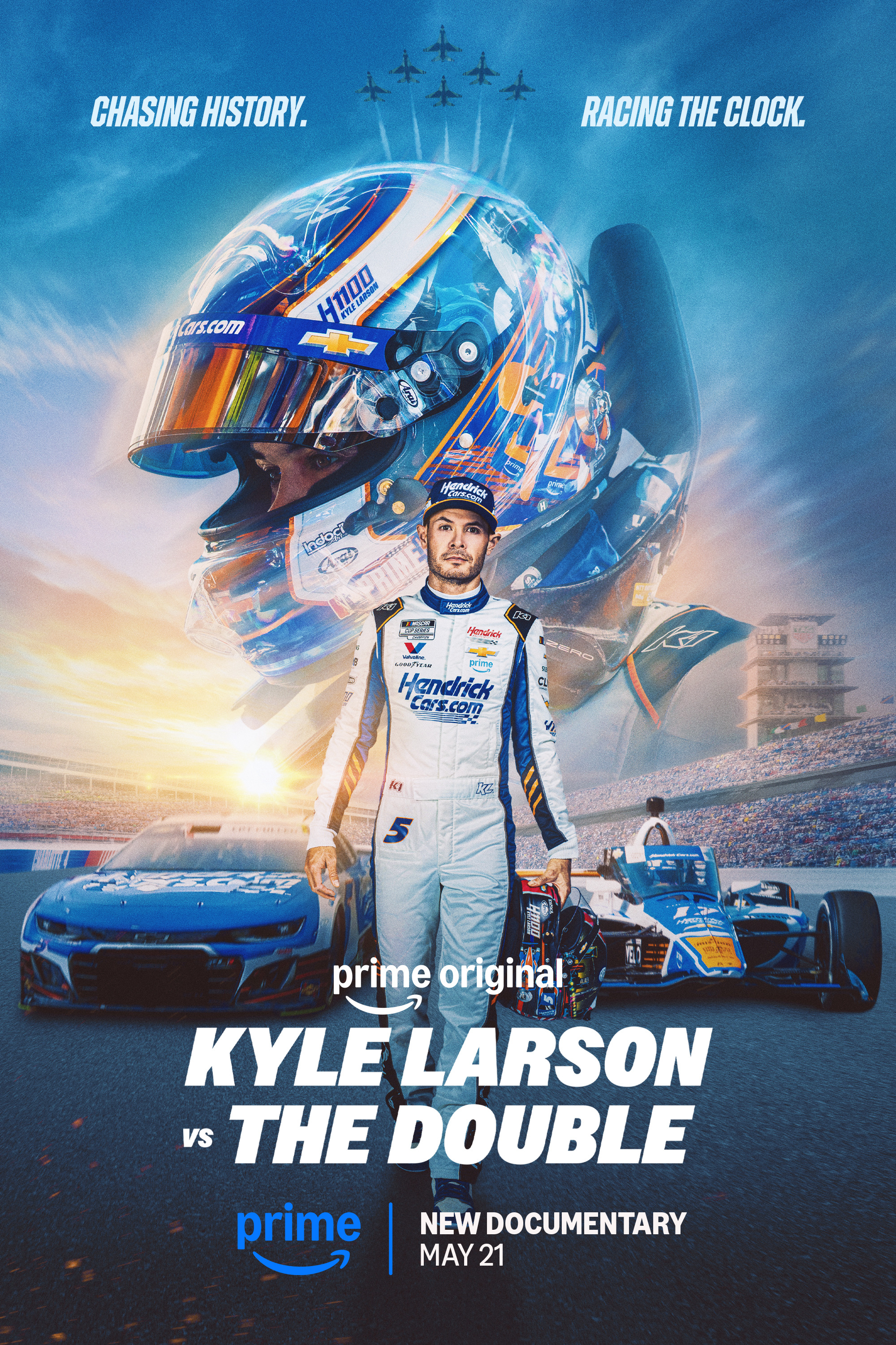 Mega Sized Movie Poster Image for Kyle Larson vs. The Double (#1 of 2)