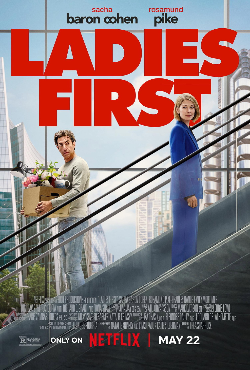 Extra Large Movie Poster Image for Ladies First 