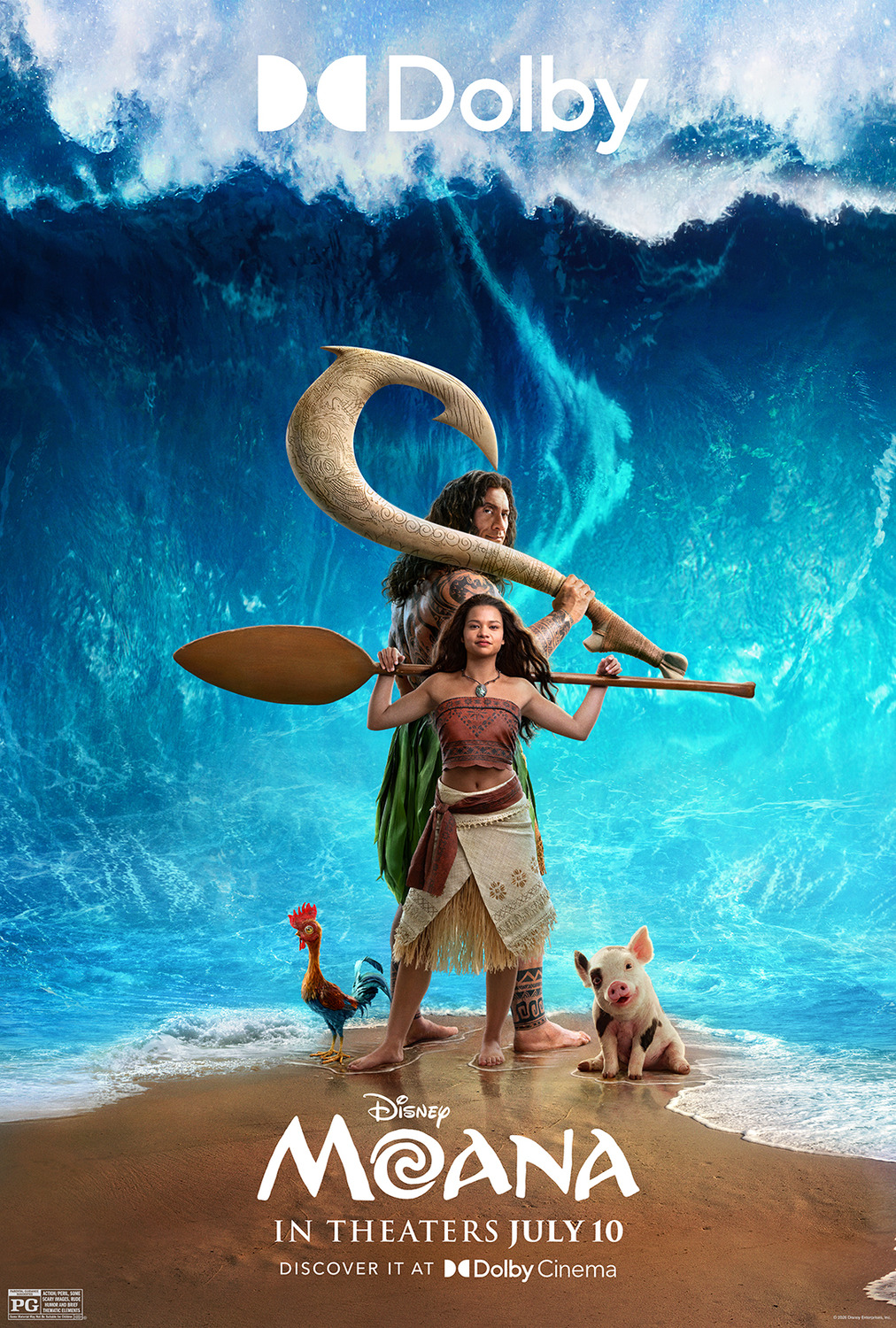 Extra Large Movie Poster Image for Moana (#11 of 14)