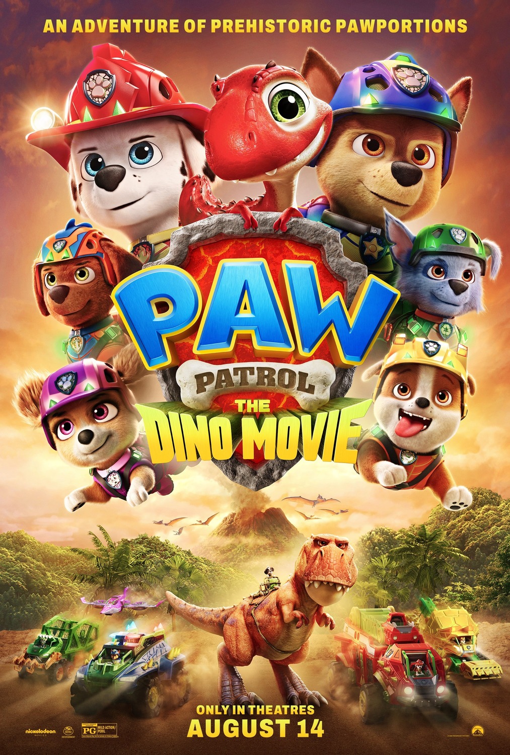 Extra Large Movie Poster Image for PAW Patrol: The Dino Movie (#2 of 2)