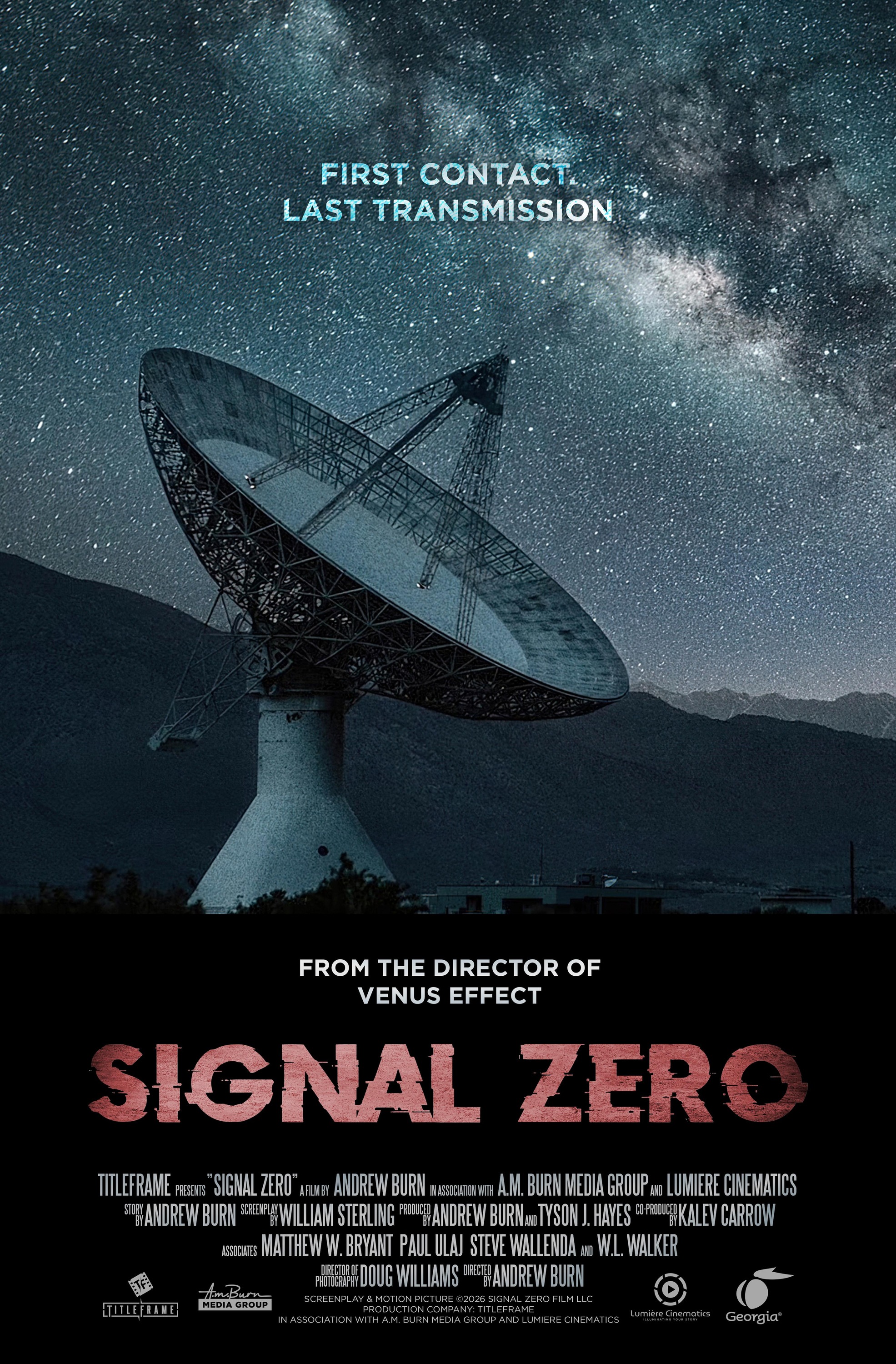 Mega Sized Movie Poster Image for Signal Zero (#1 of 2)
