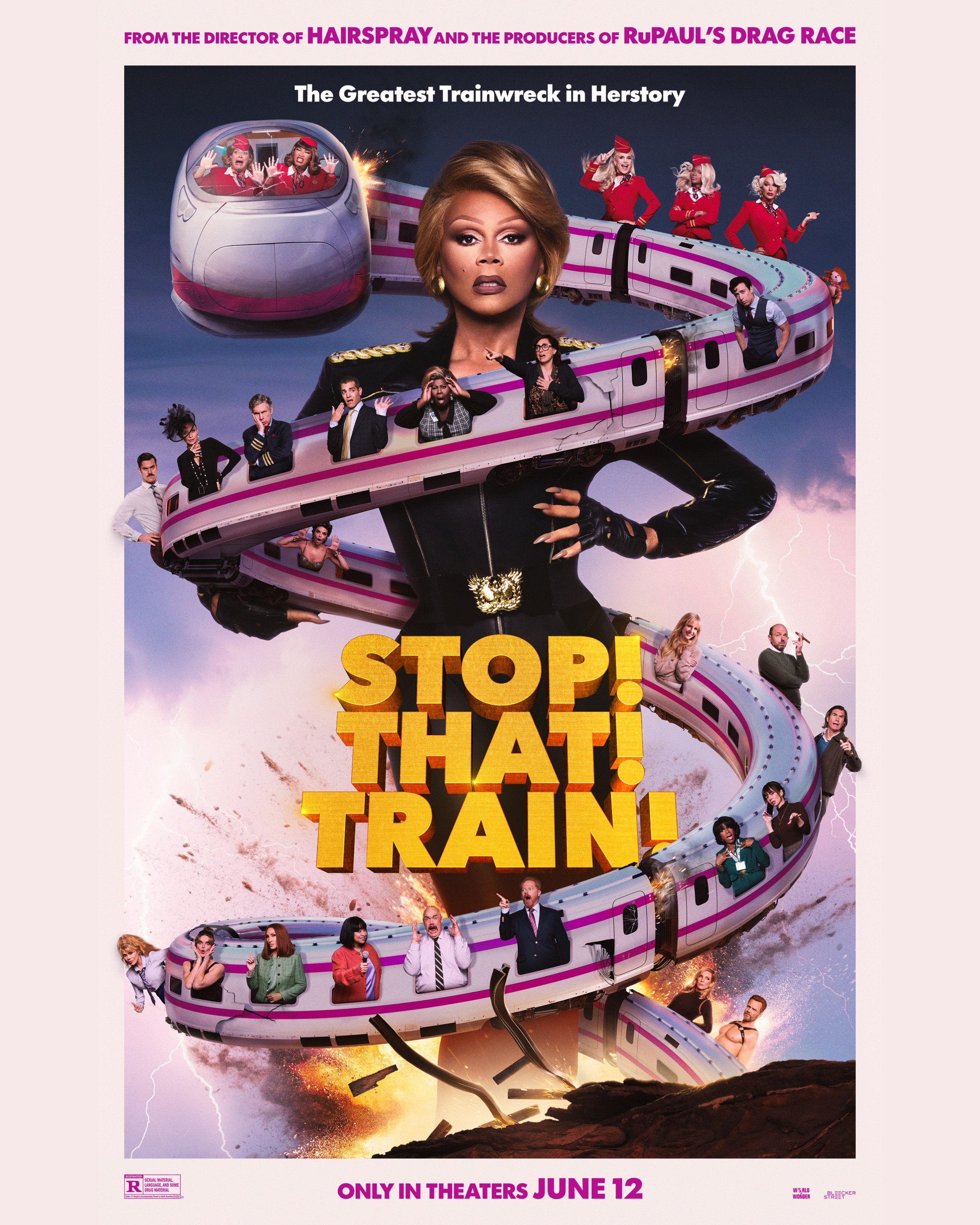 Mega Sized Movie Poster Image for Stop! That! Train! (#2 of 2)