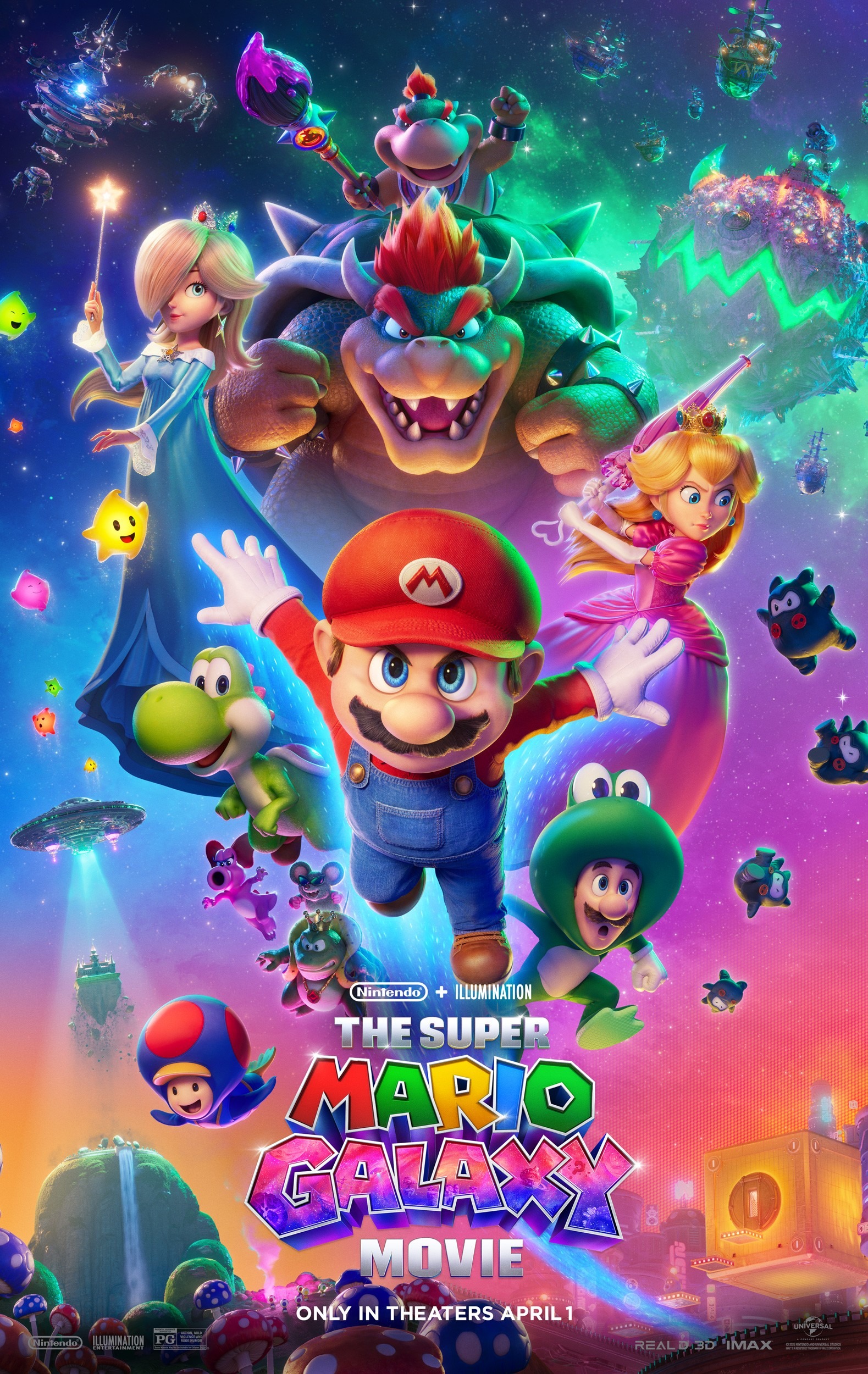 Mega Sized Movie Poster Image for The Super Mario Galaxy Movie (#12 of 13)