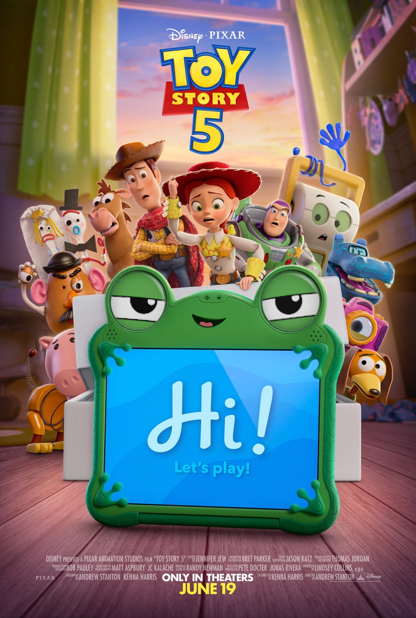 Mega Sized Movie Poster Image for Toy Story 5 (#3 of 3)