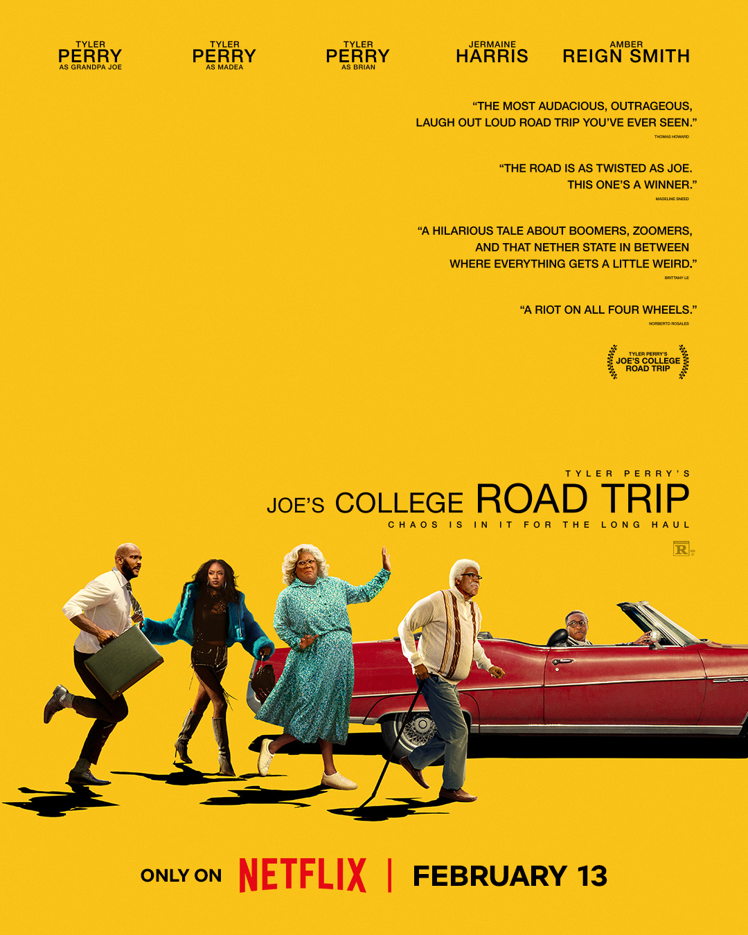 Extra Large Movie Poster Image for Tyler Perry's Joe's College Road Trip (#4 of 6)