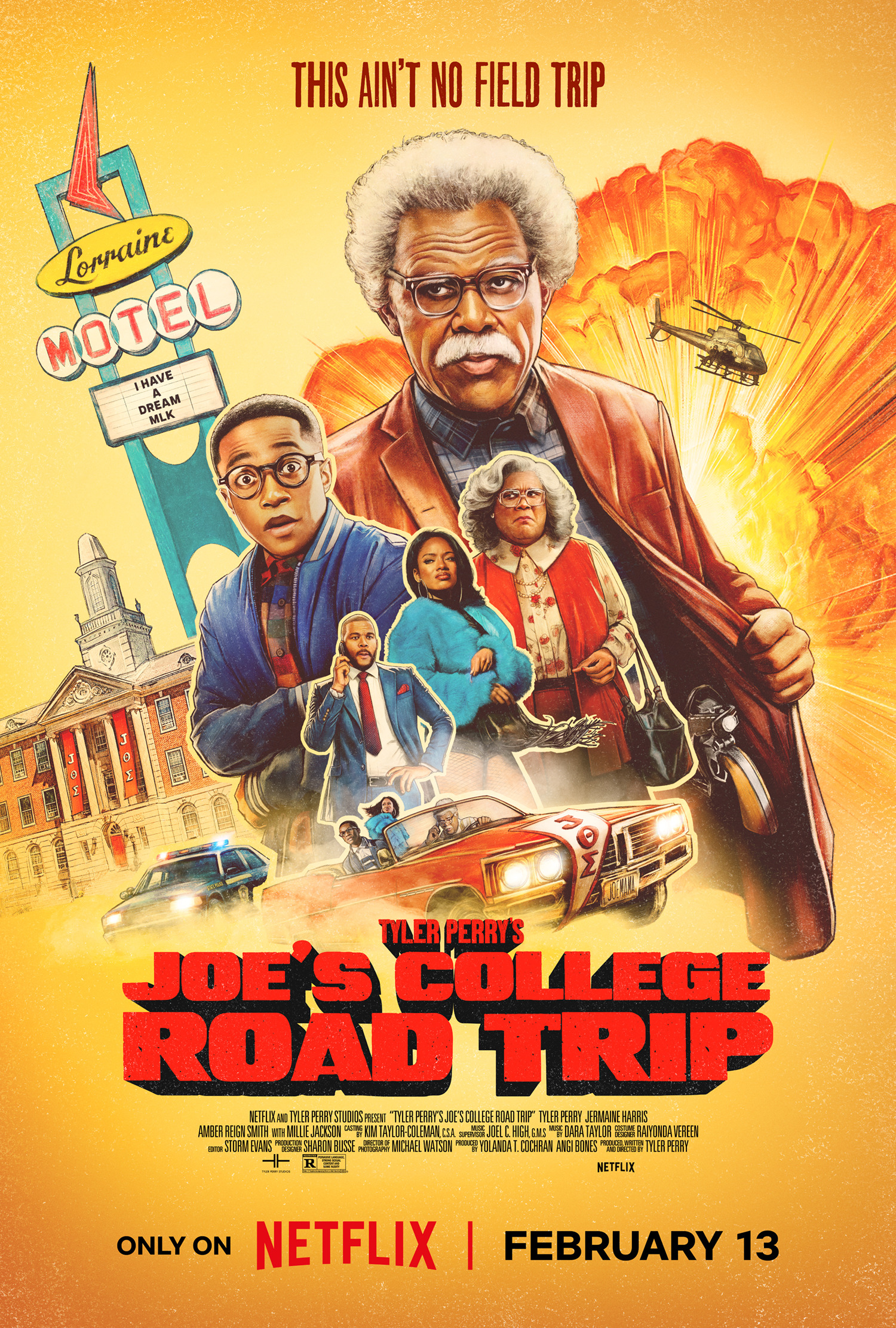 Mega Sized Movie Poster Image for Tyler Perry's Joe's College Road Trip 