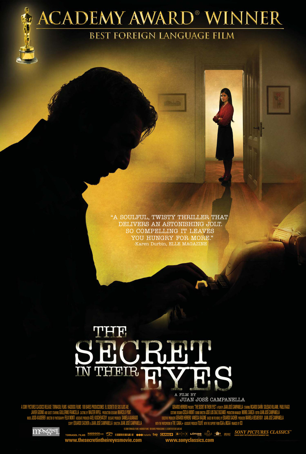 Extra Large Movie Poster Image for El secreto de sus ojos (#2 of 9)