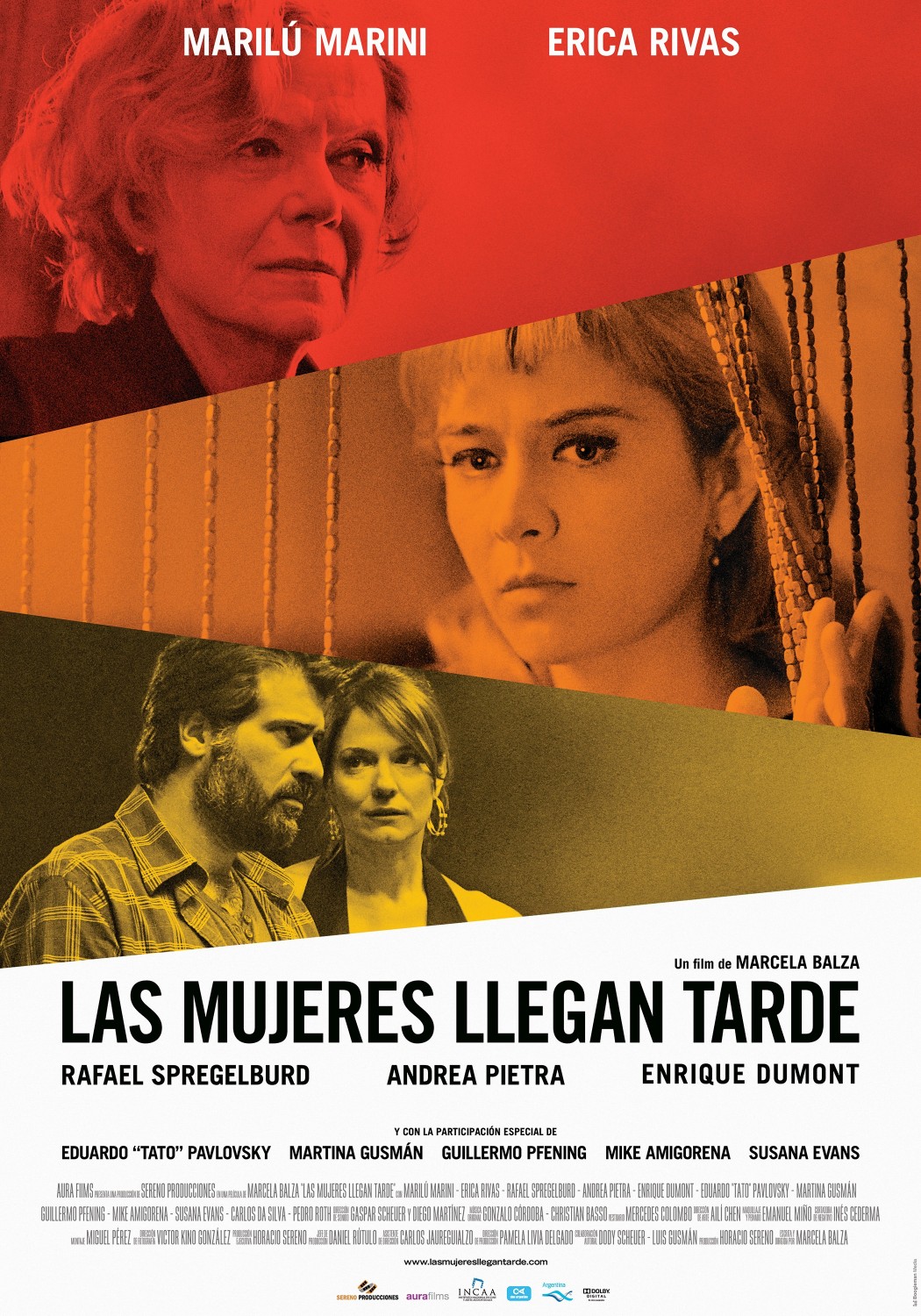 Extra Large Movie Poster Image for Las mujeres llegan tarde 